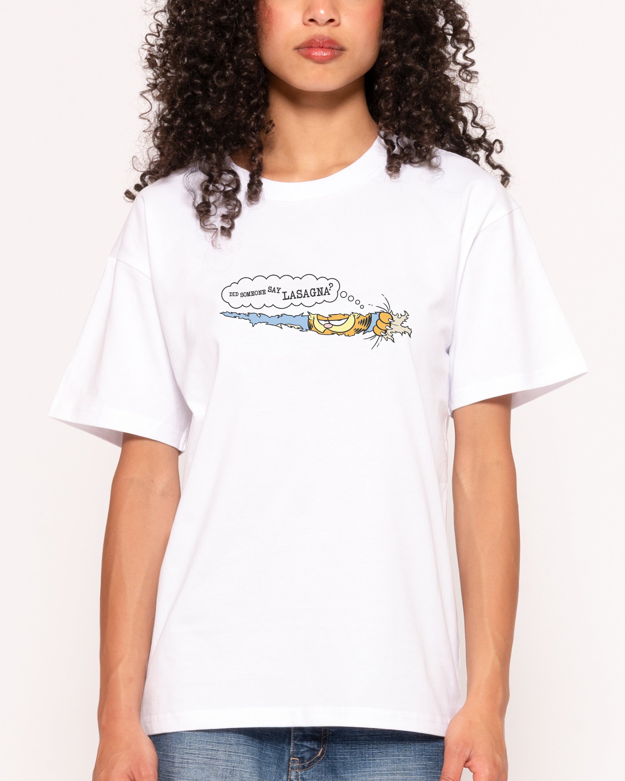 Peek a Boo White T-Shirt