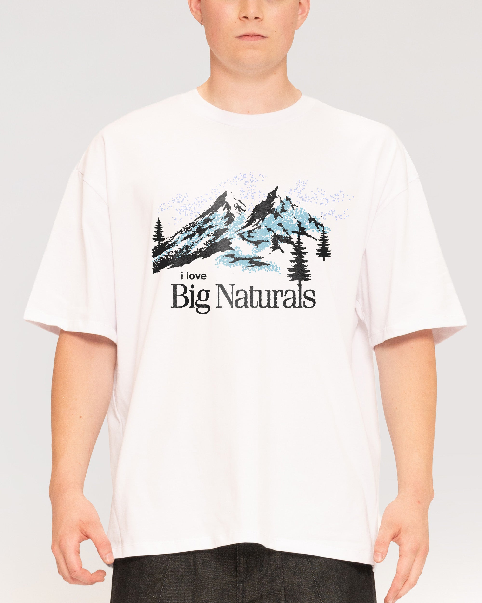 Big Naturals White Oversized Tee
