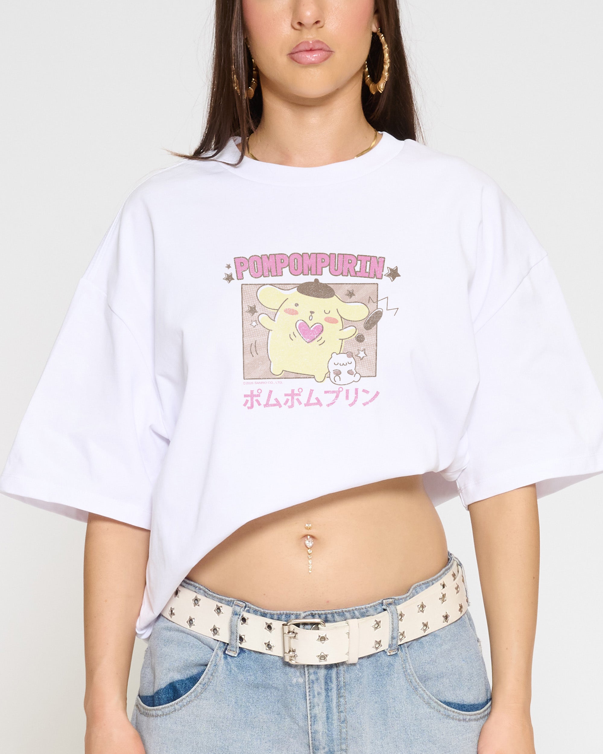 Pompompurin Kawaii Oversized Tee | Sanrio | Threadheads Germany