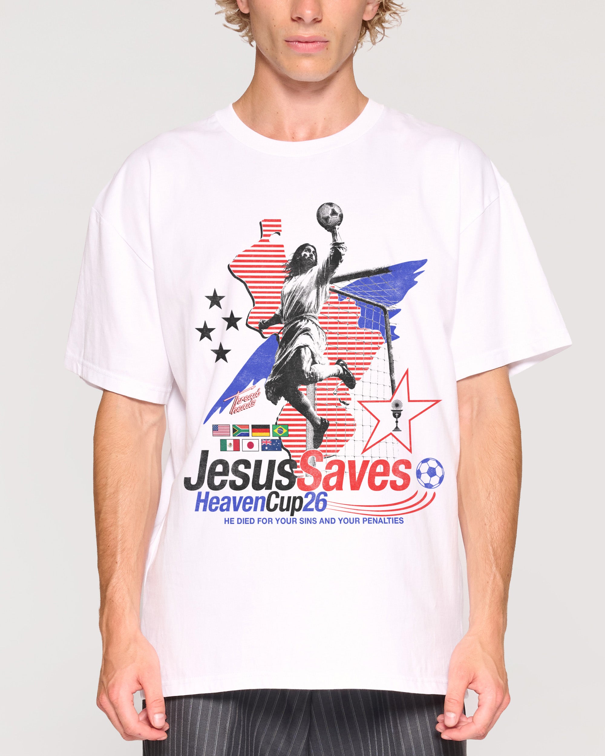 Jesus Saves '26 White T-Shirt