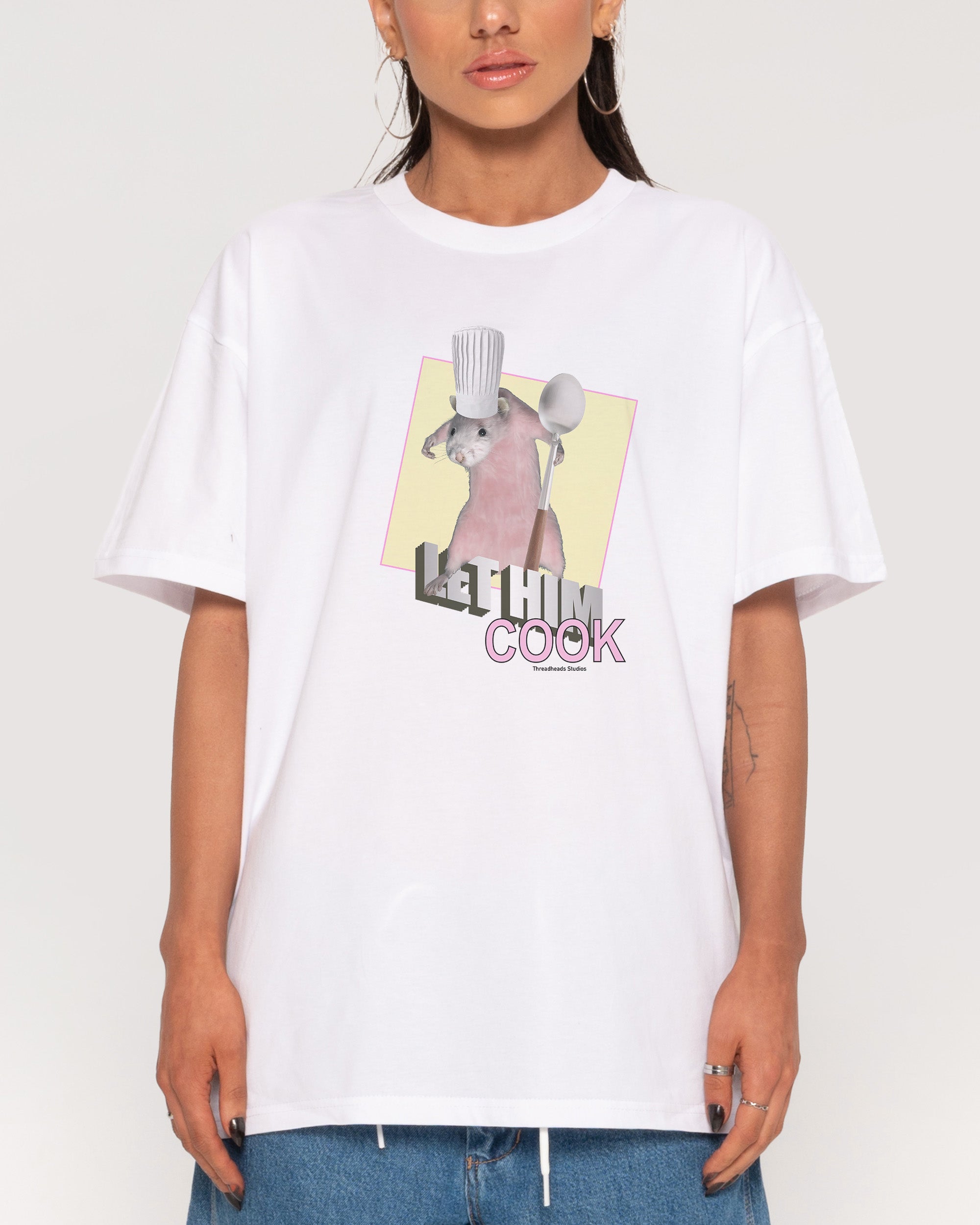 Let Him Cook White T-Shirt