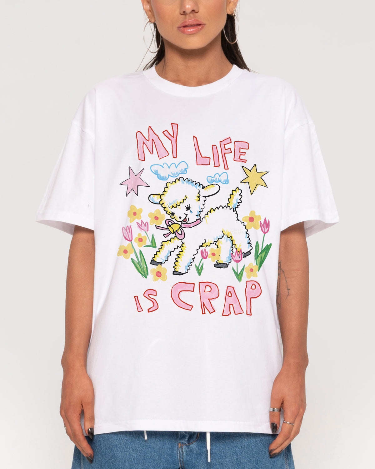 My Life is Crap White T-Shirt