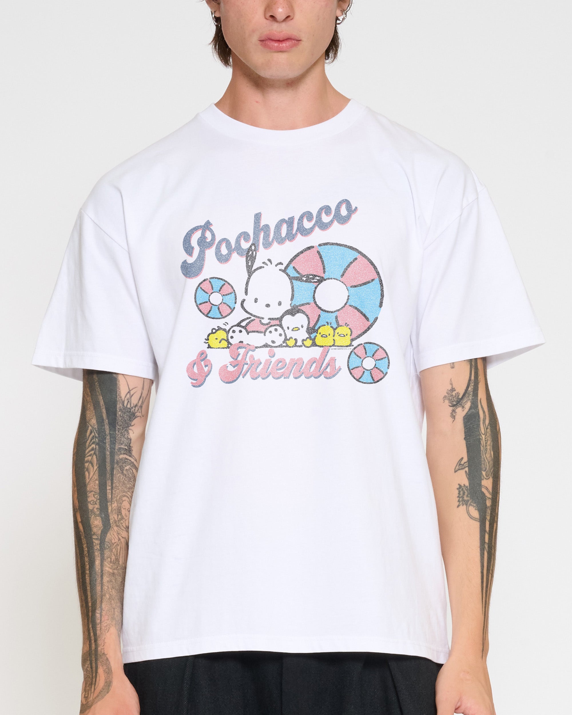 Pochacco Summer T-Shirt Official Hello Kitty and Friends collab Threadheads