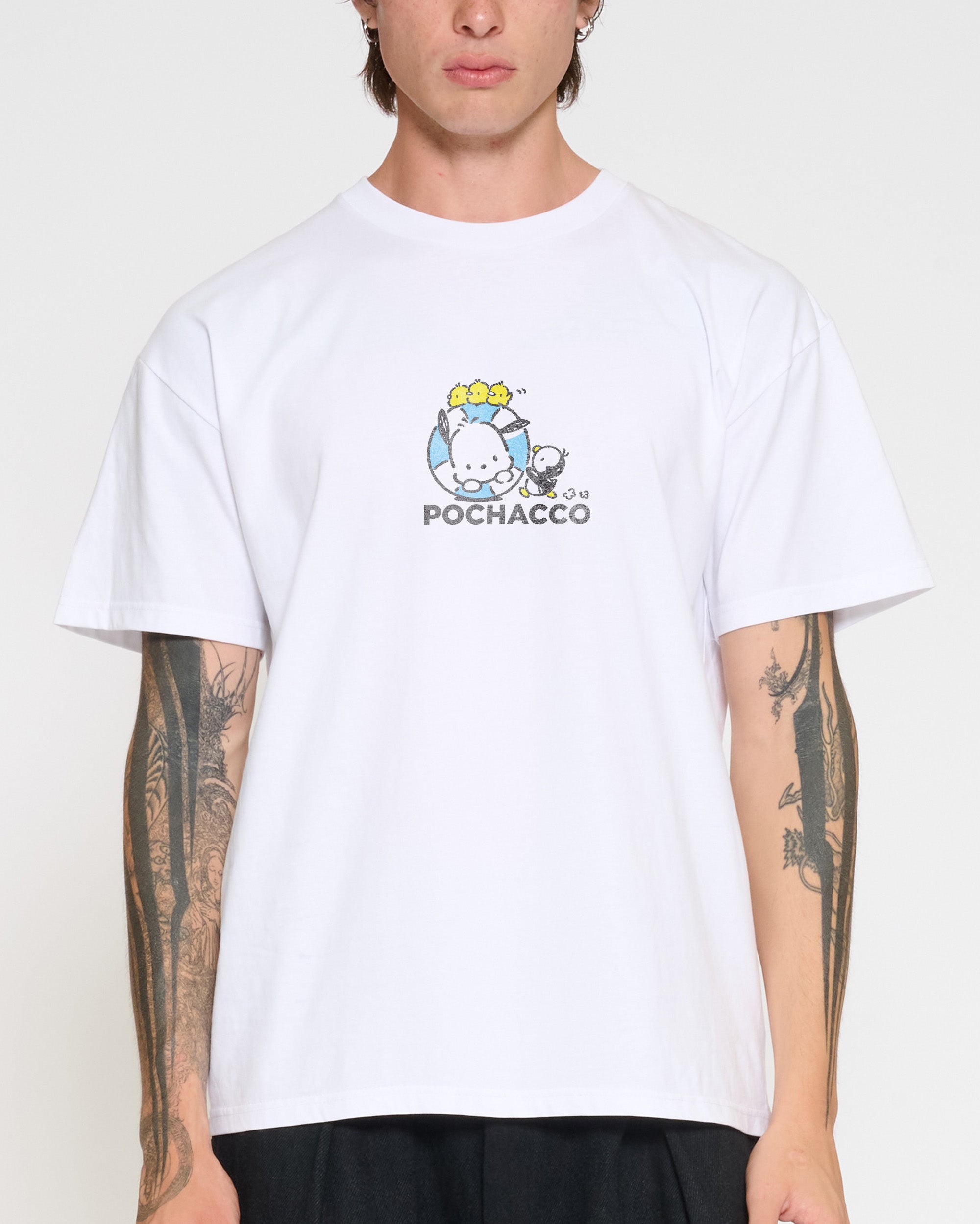 Pochacco Summer Stroll T-Shirt Official Hello Kitty and Friends collab Threadheads