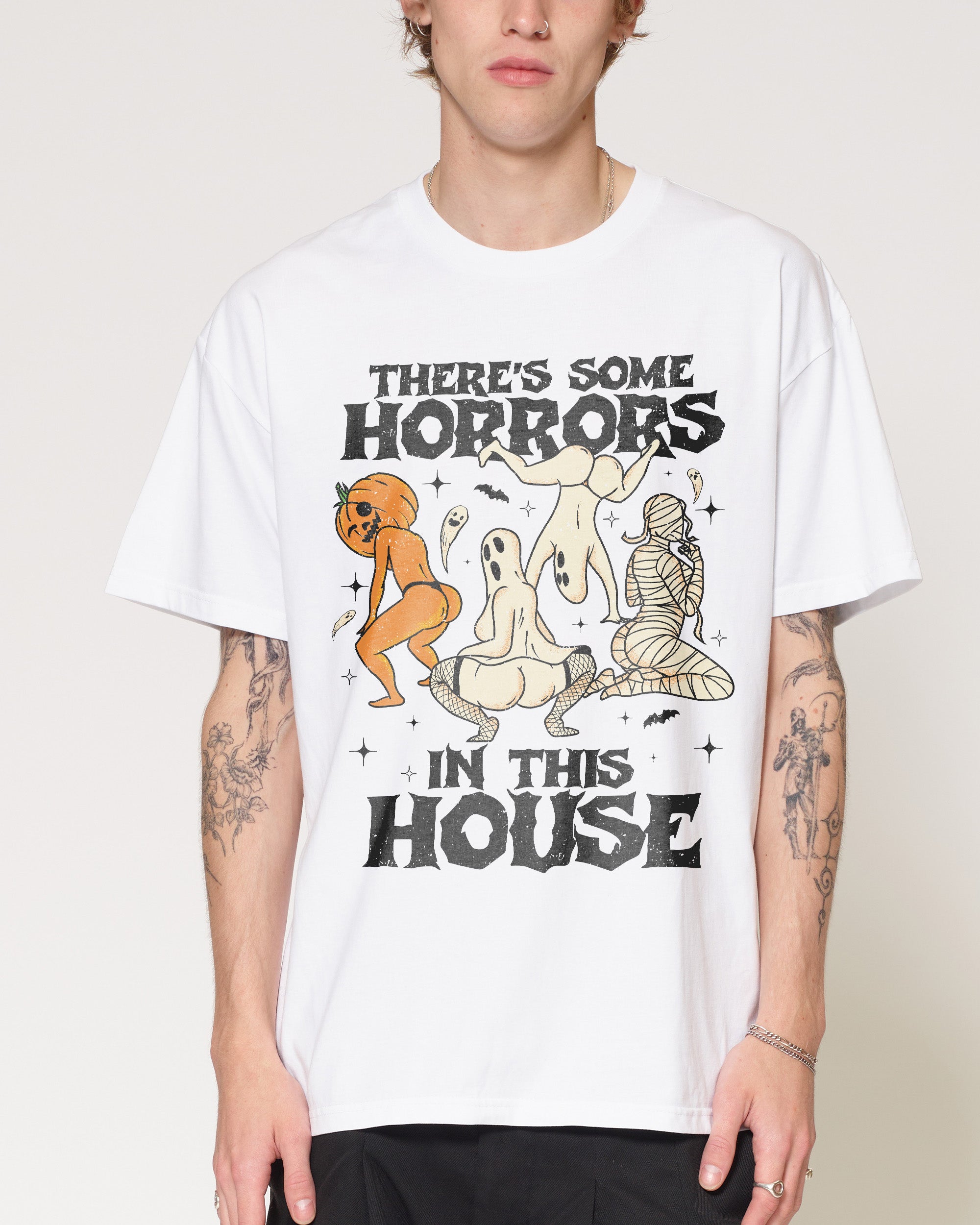 There's Some Horrors In This House T-Shirt | Graphic T-Shirt