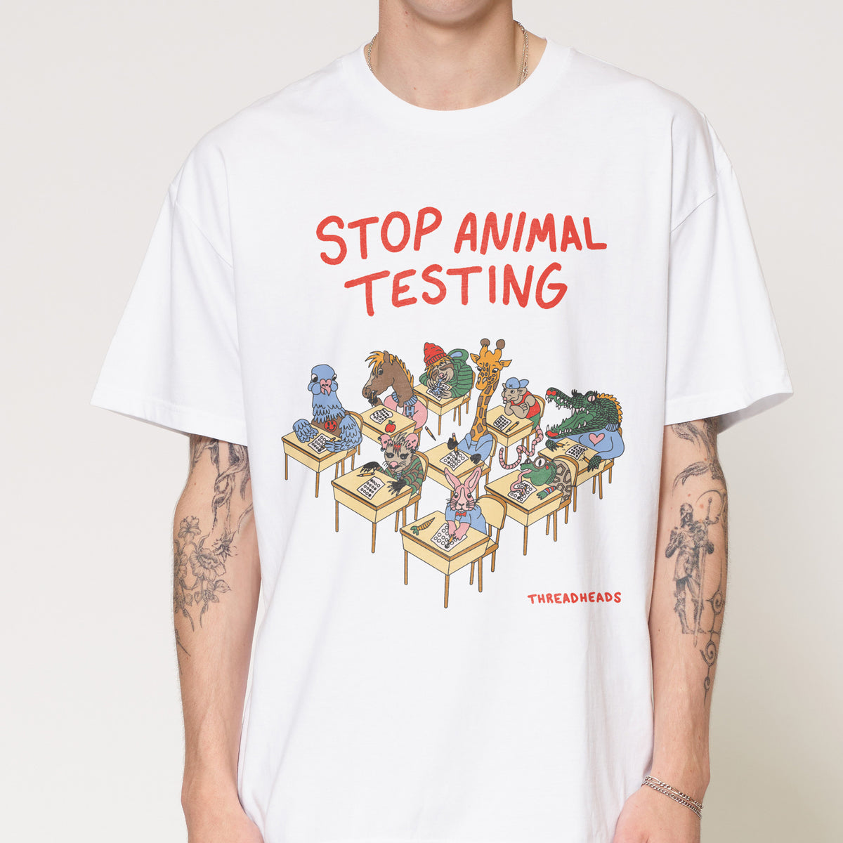top gear t shirt tested on animals Stop Animal Testing T-Shirt | 4XL | Pink | 100% Combed Cotton | Regular Fit Yamaha SR 500 Schutzblech LEAECDP NO FEAR 001 - ELEKTRON PATRIOT PANTS (Size):36 Pants 100 percent cotton
