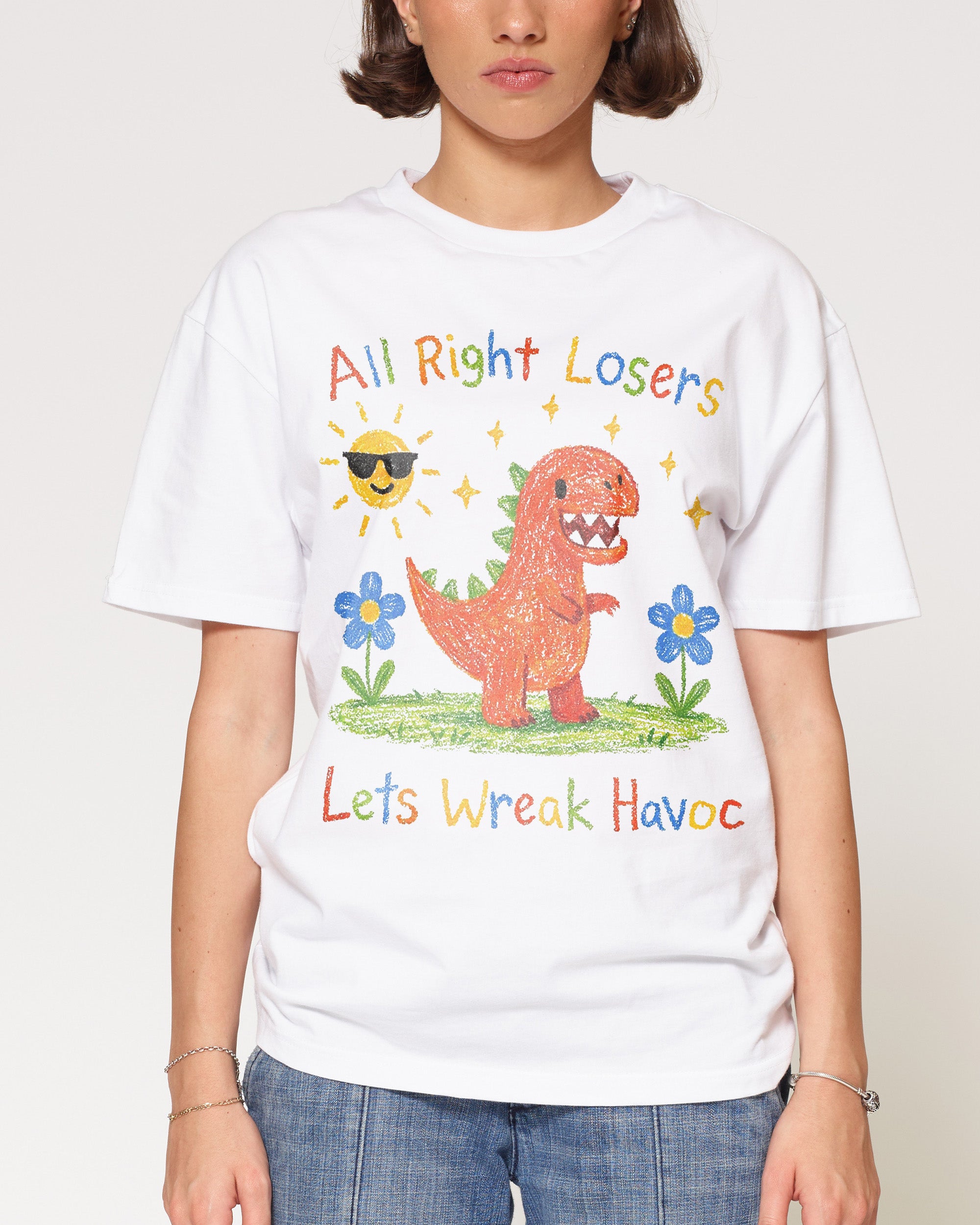 Lets Wreak Havoc White T-Shirt
