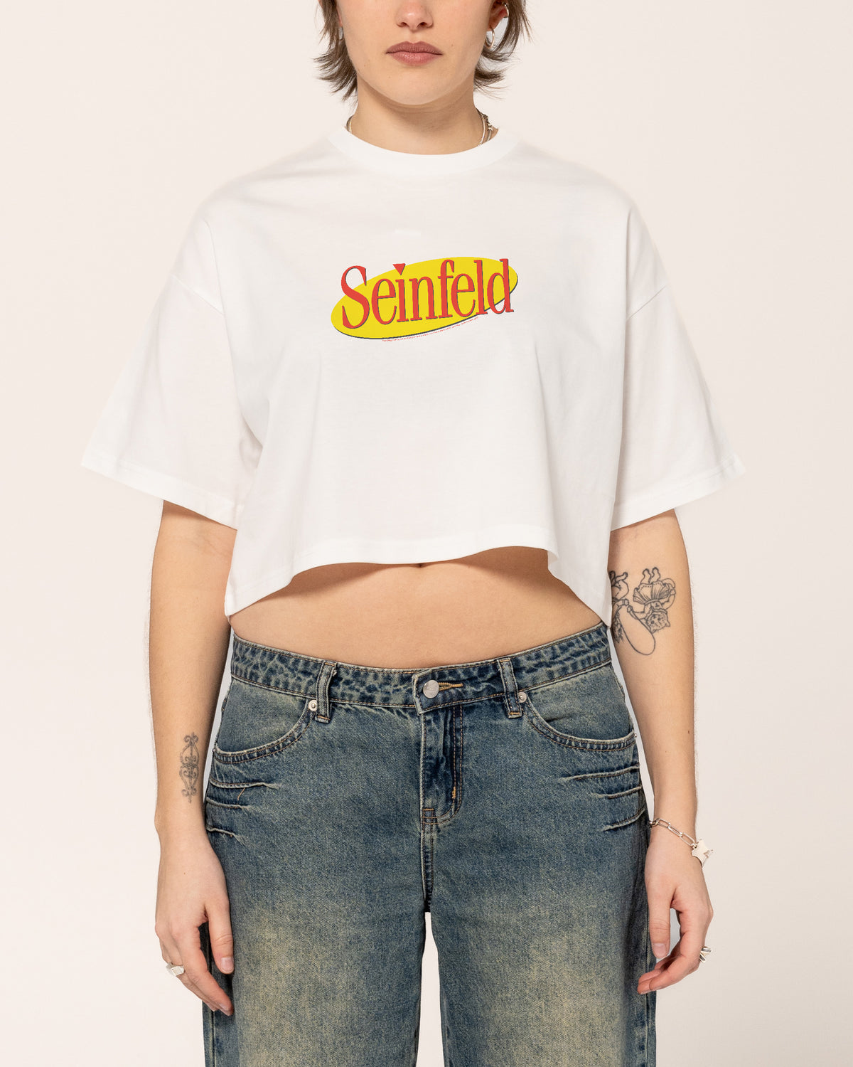Seinfeld Logo Crop Tee