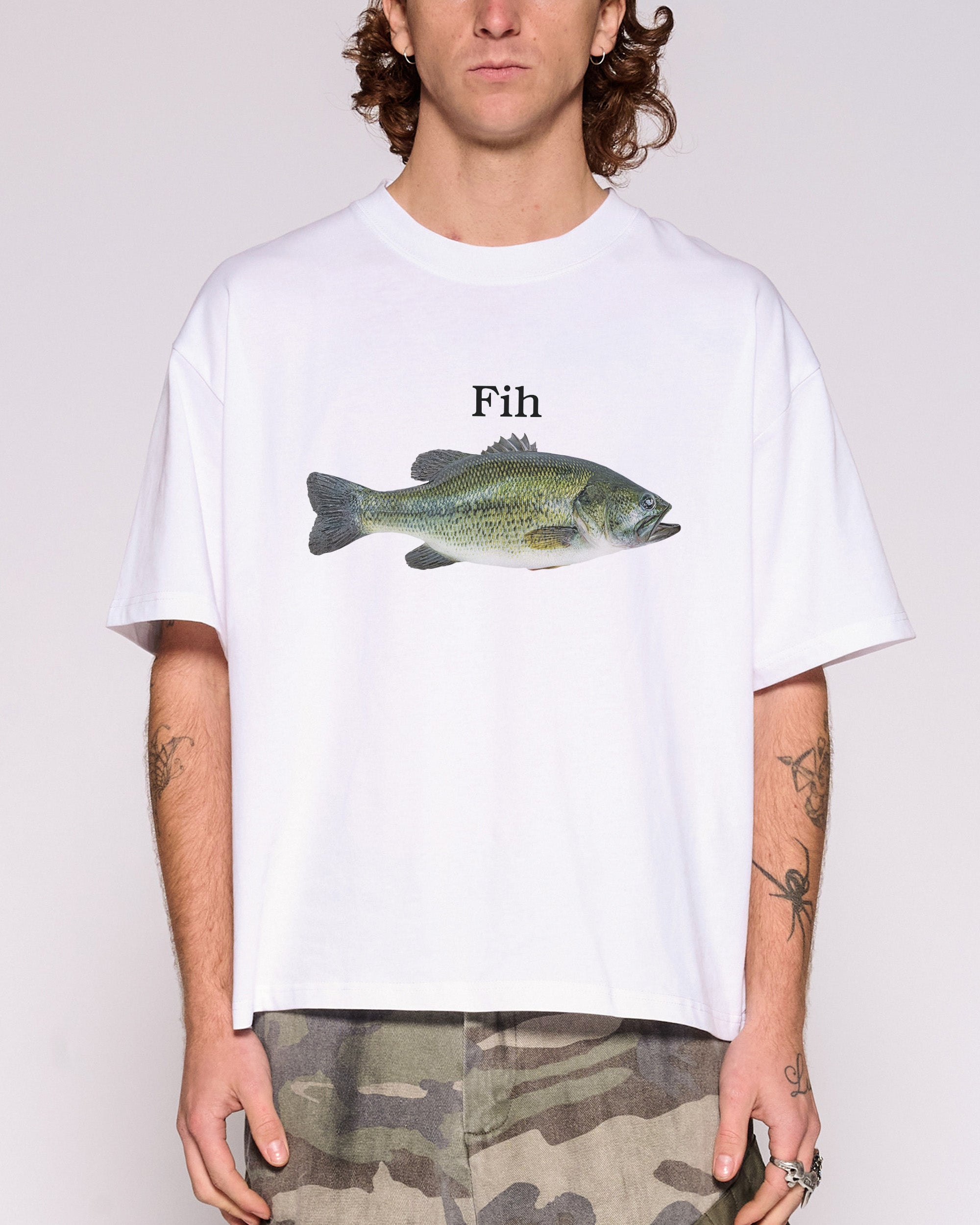 Fih Oversized Crop Tee