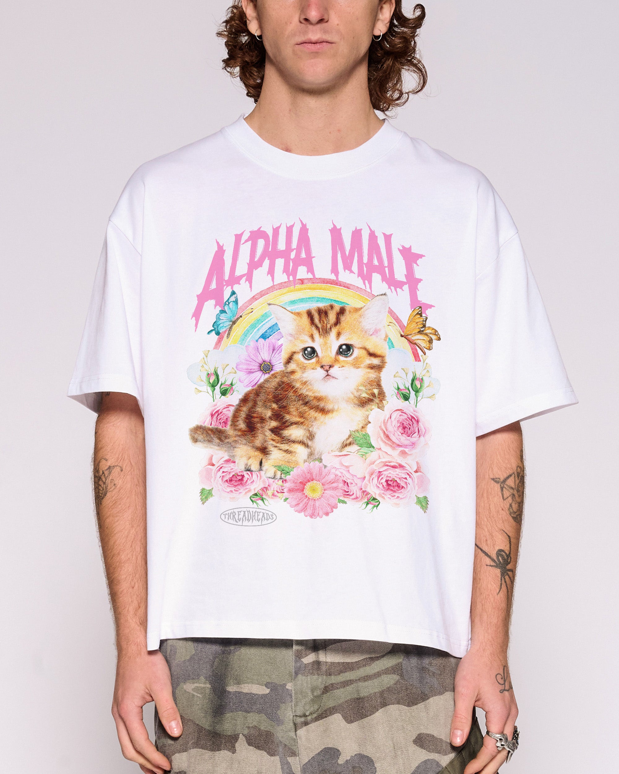 Alpha Male Oversized Crop Tee