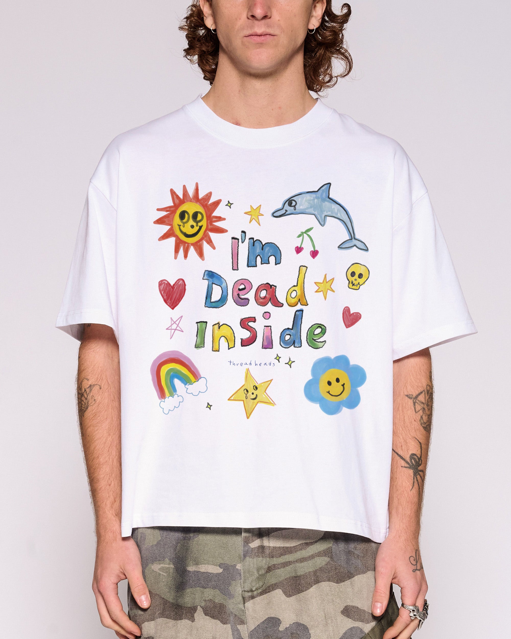 I’m Dead Inside Oversized Crop Tee