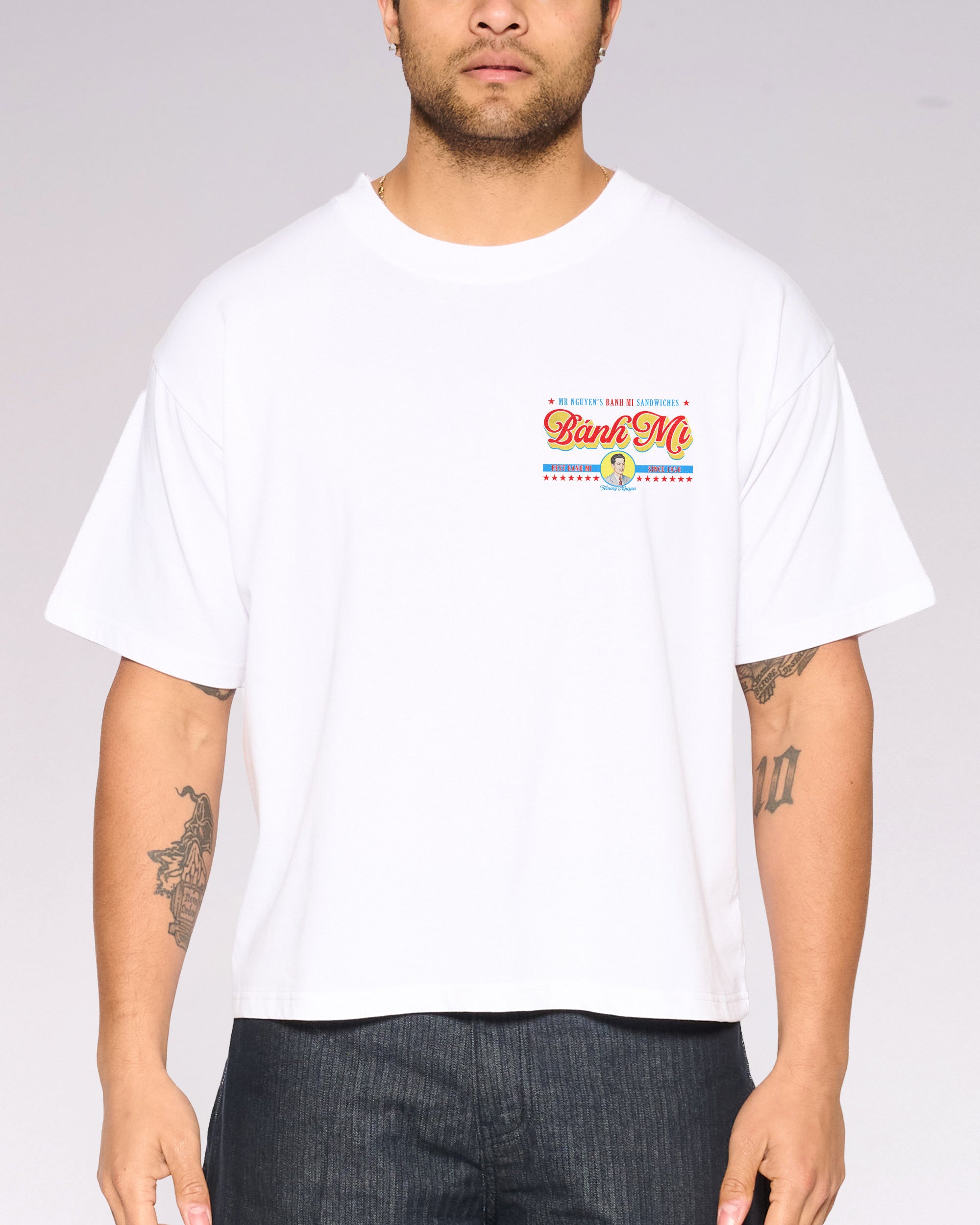 Mr Nguyen's Banh Mi's Oversized Crop Tee