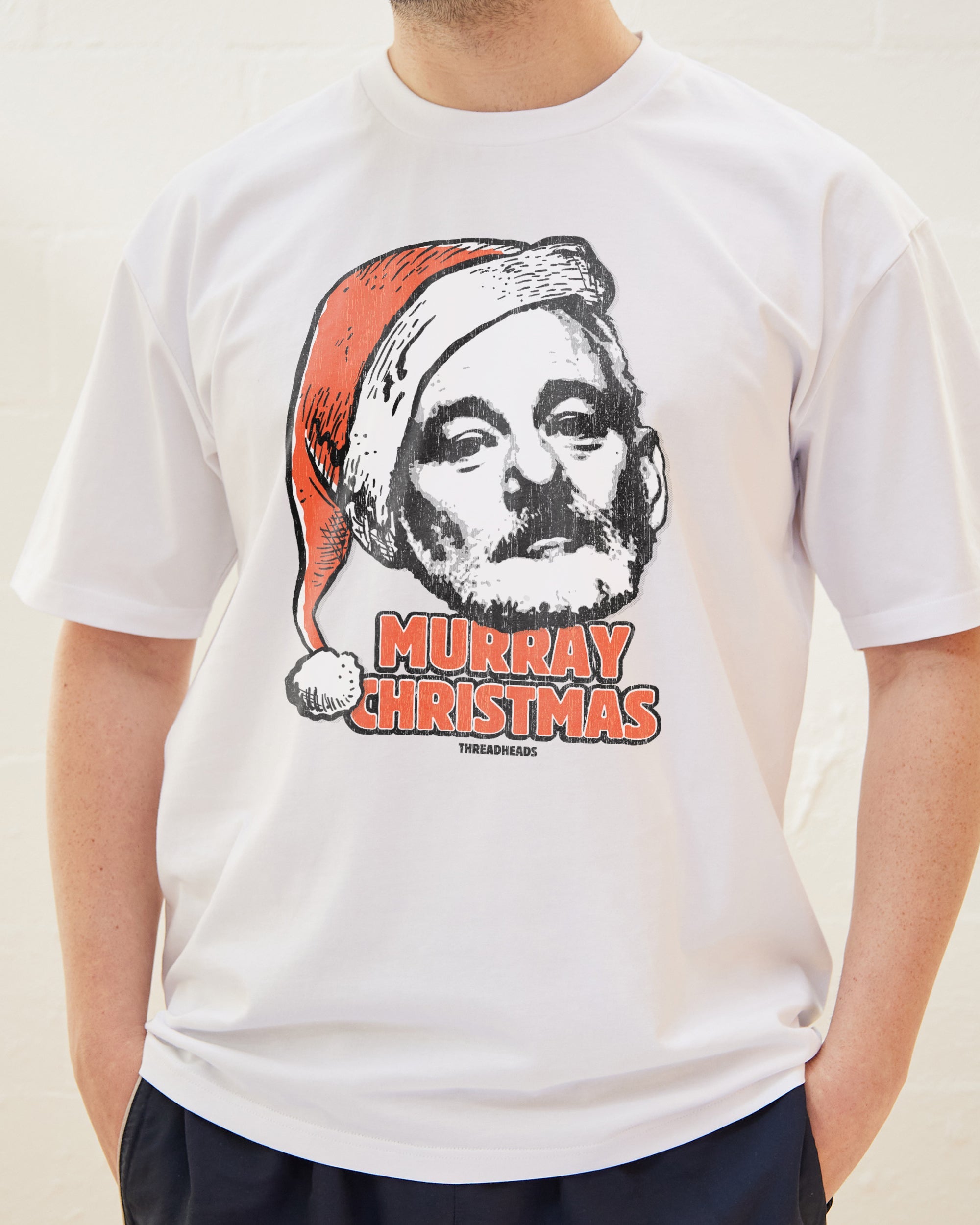 Murray Christmas T-Shirt Australia Online White
