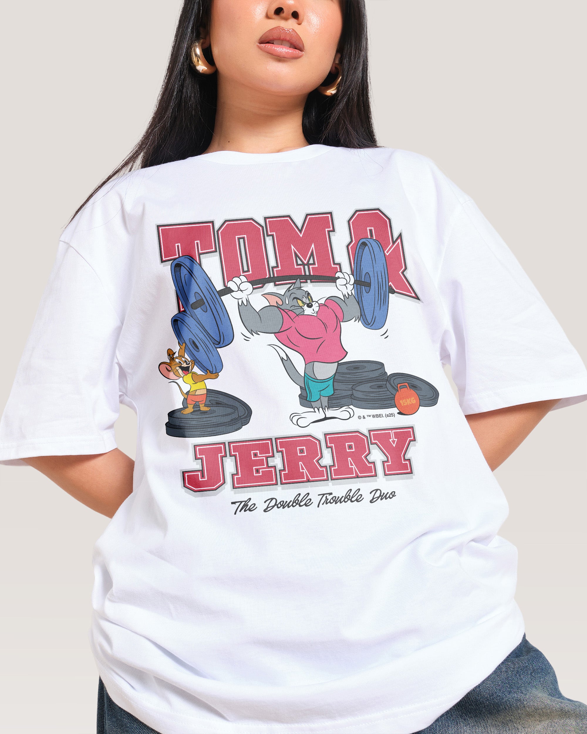 The Double Trouble Duo White T-Shirt