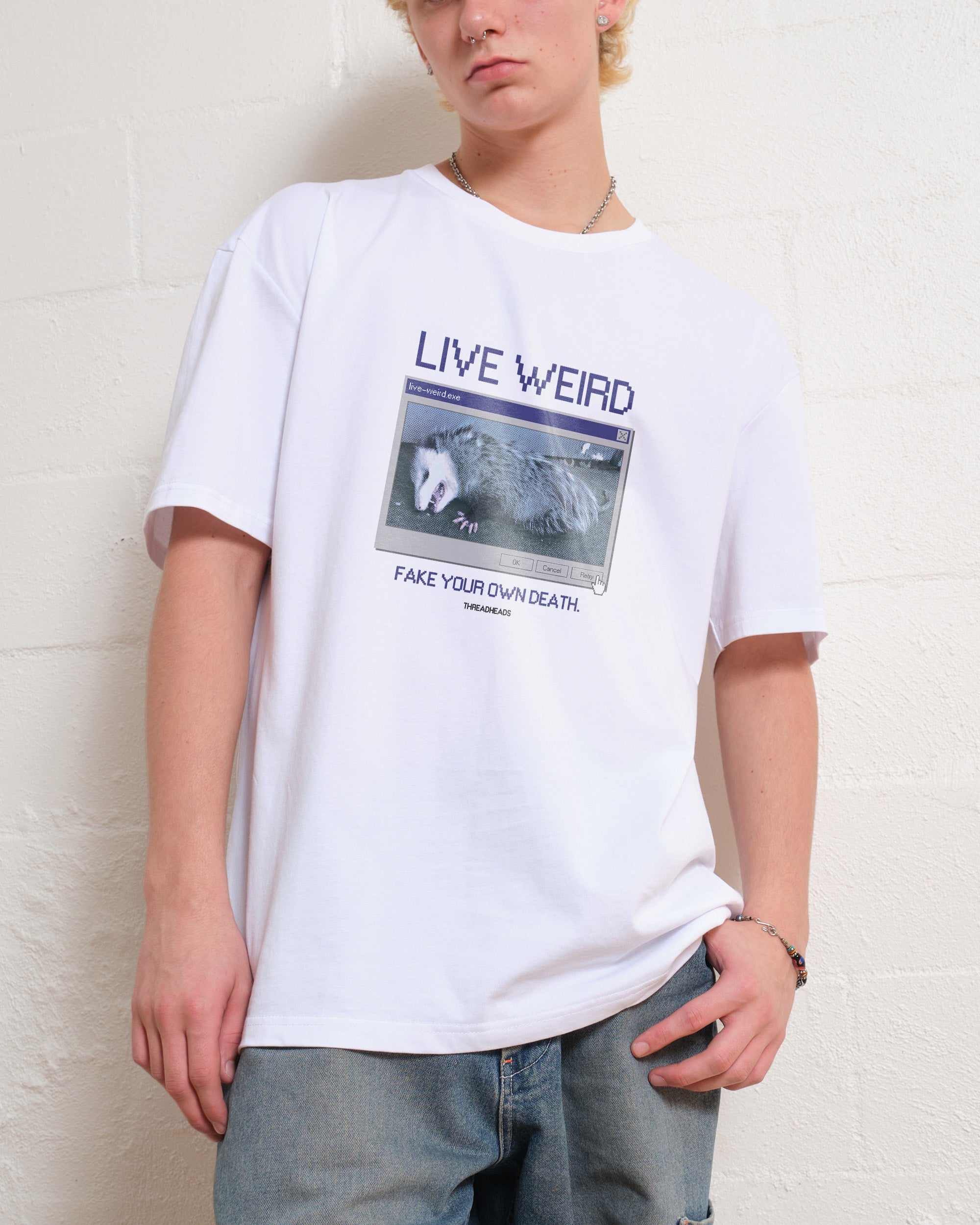 Live Weird, Fake Your Own Death T-Shirt #gender_men's