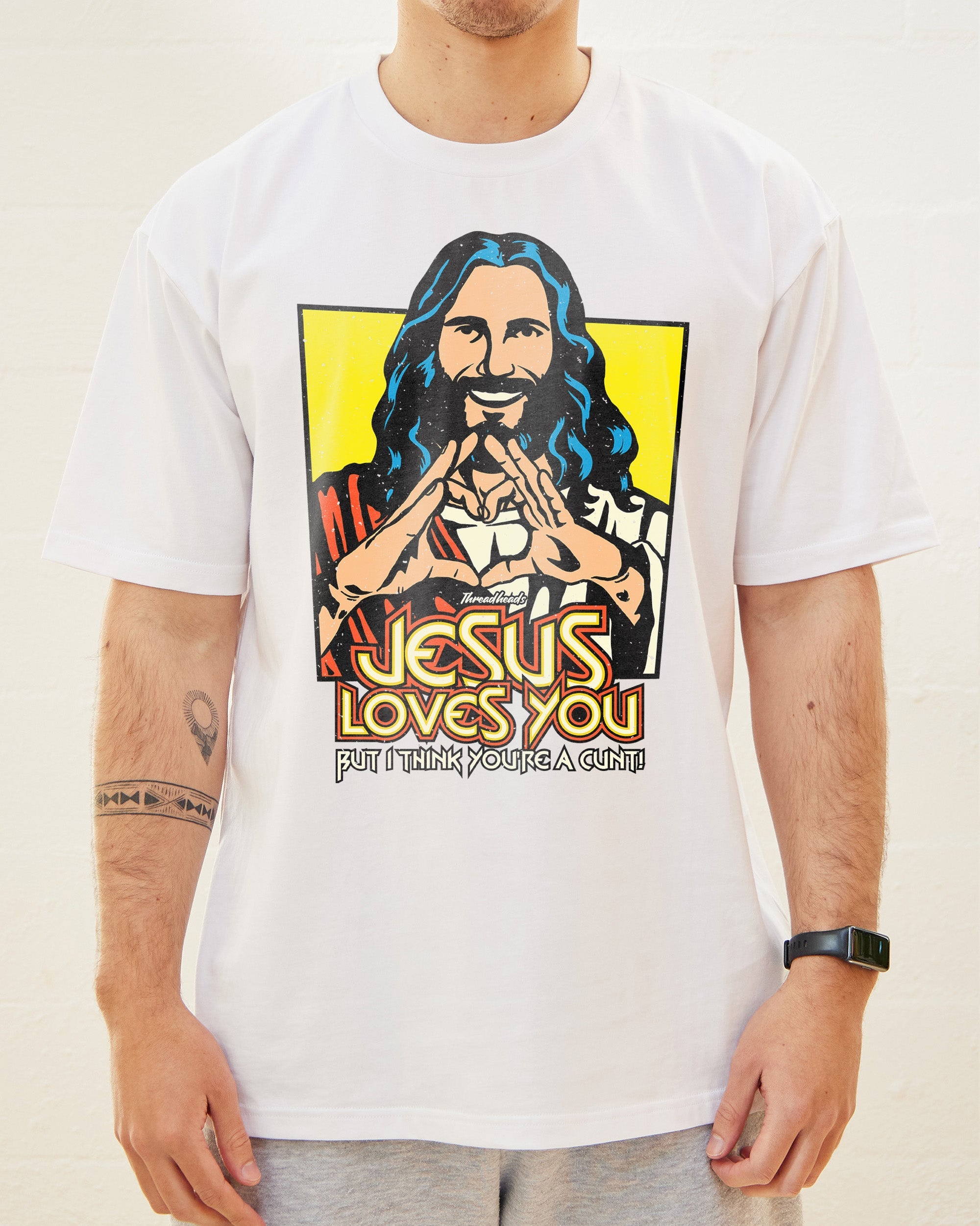 Jesus Loves You T-Shirt Australia Online White