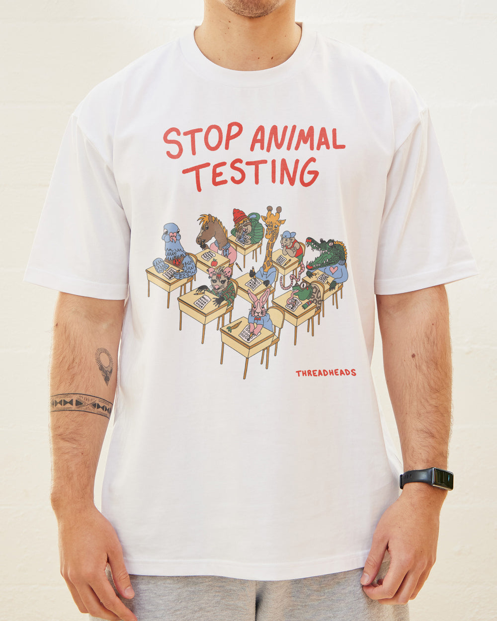 Stop Animal Testing T-Shirt | Funny T-Shirt