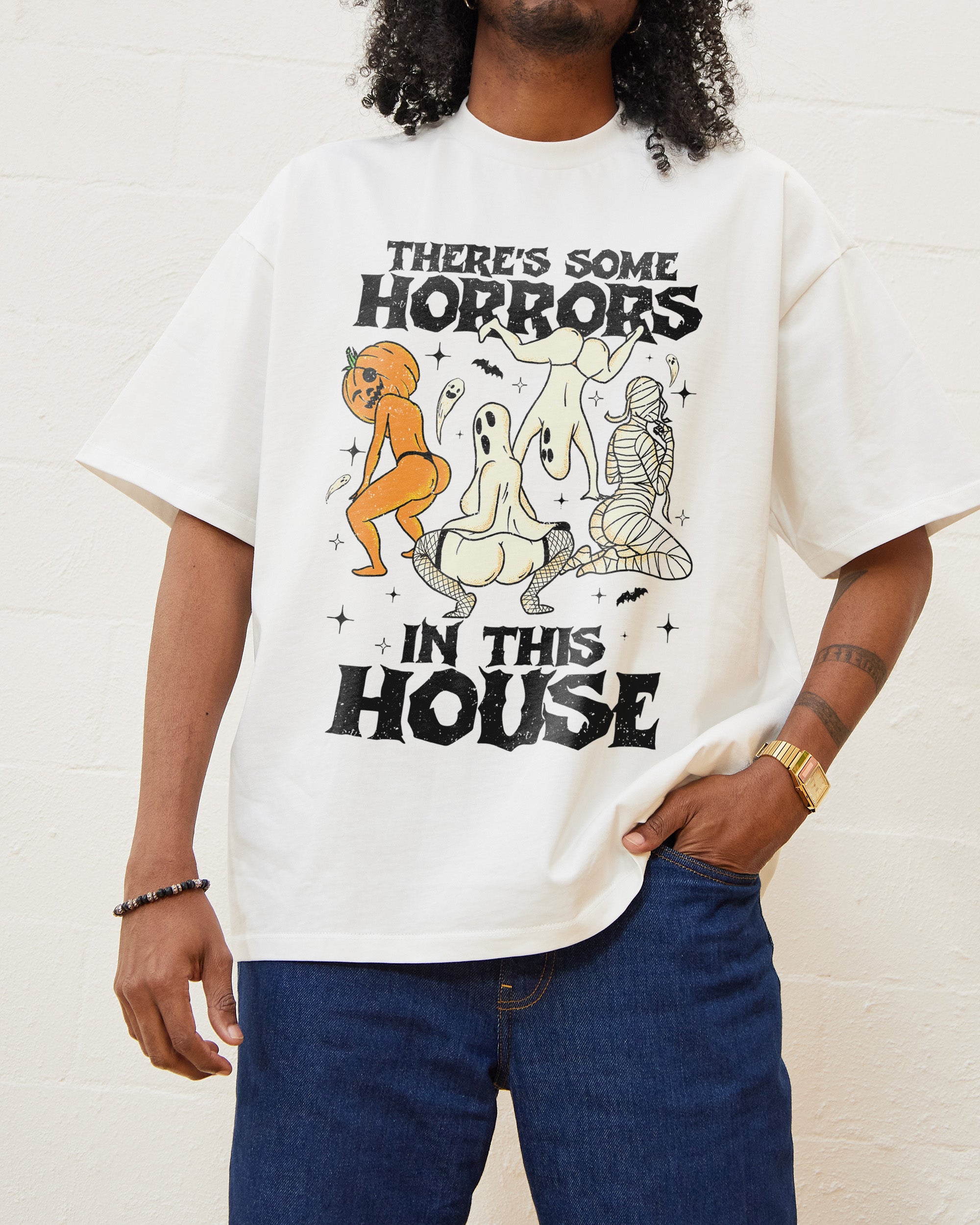 There's Some Horrors In This House Oversized Tee