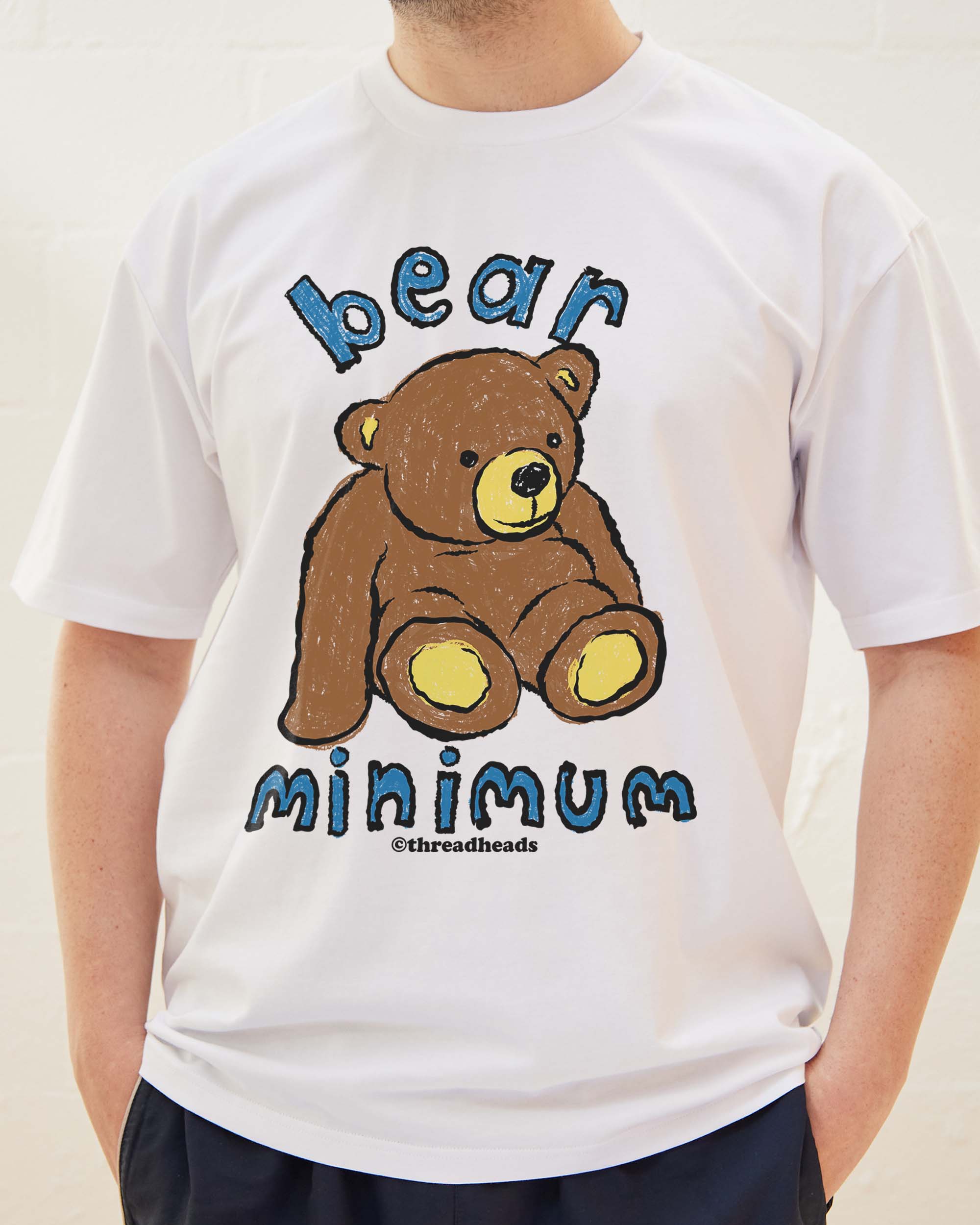 Bear Minimum T-Shirt Australia Online White