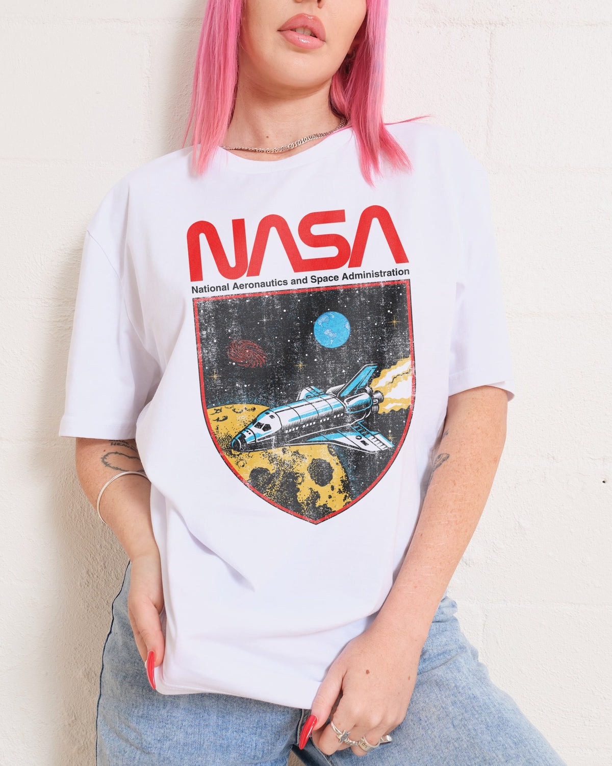Nasa Merch NASA Shield T-Shirt | Official NASA Merch