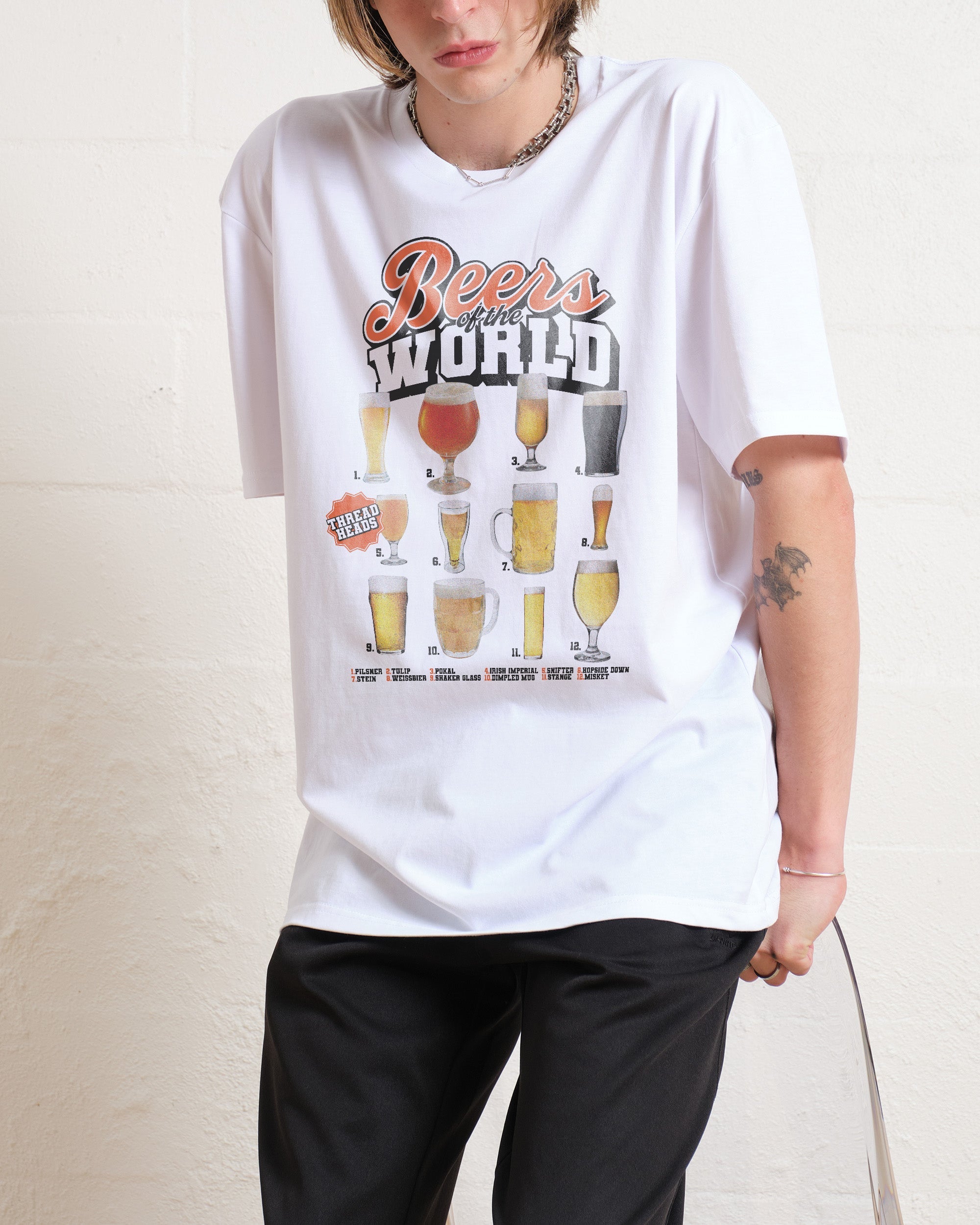 Beers of the World T-Shirt #gender_men's