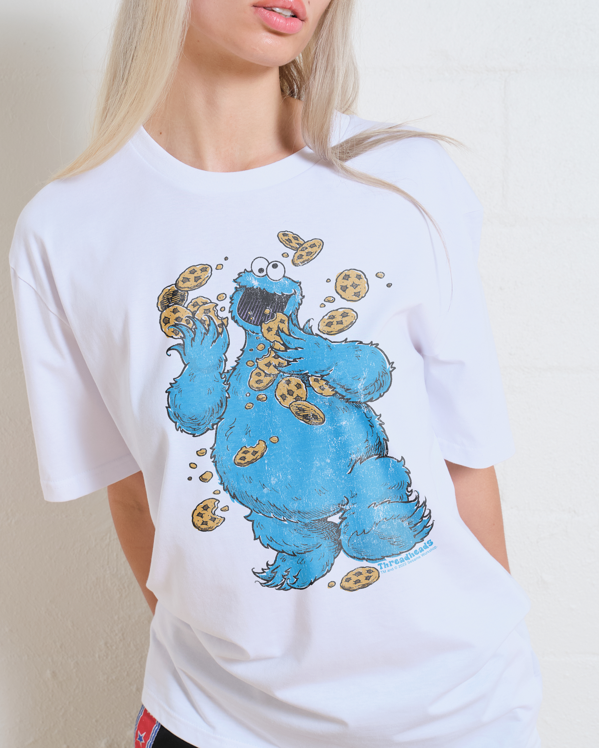 Cookie Monster Om Nom Nom T-Shirt