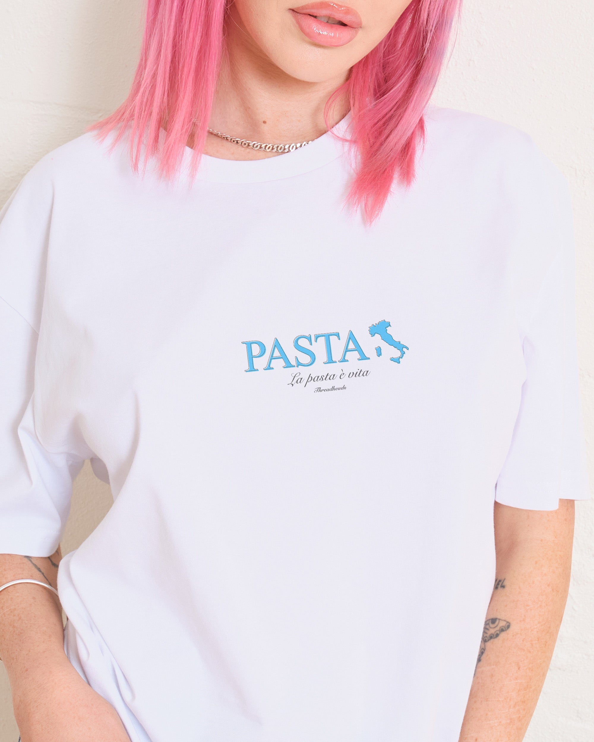 Pasta Is Life T-Shirt Australia Online White