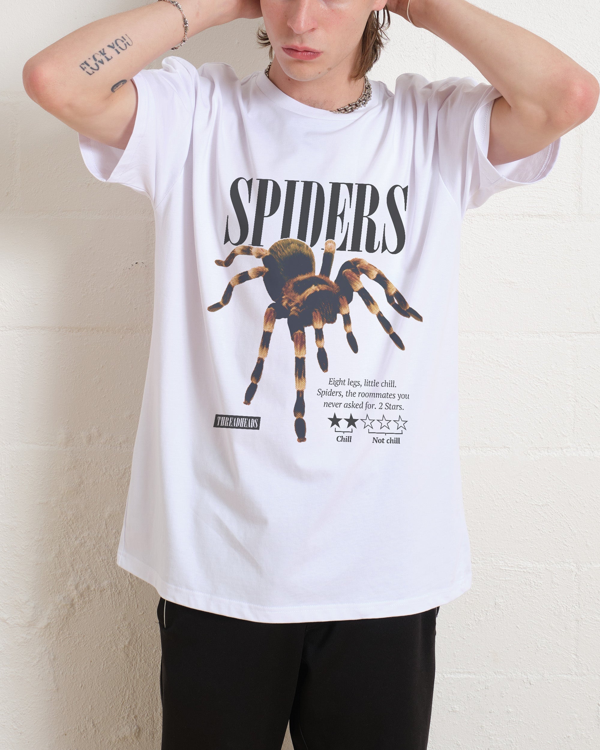 Spiders: A Review T-Shirt #gender_men's