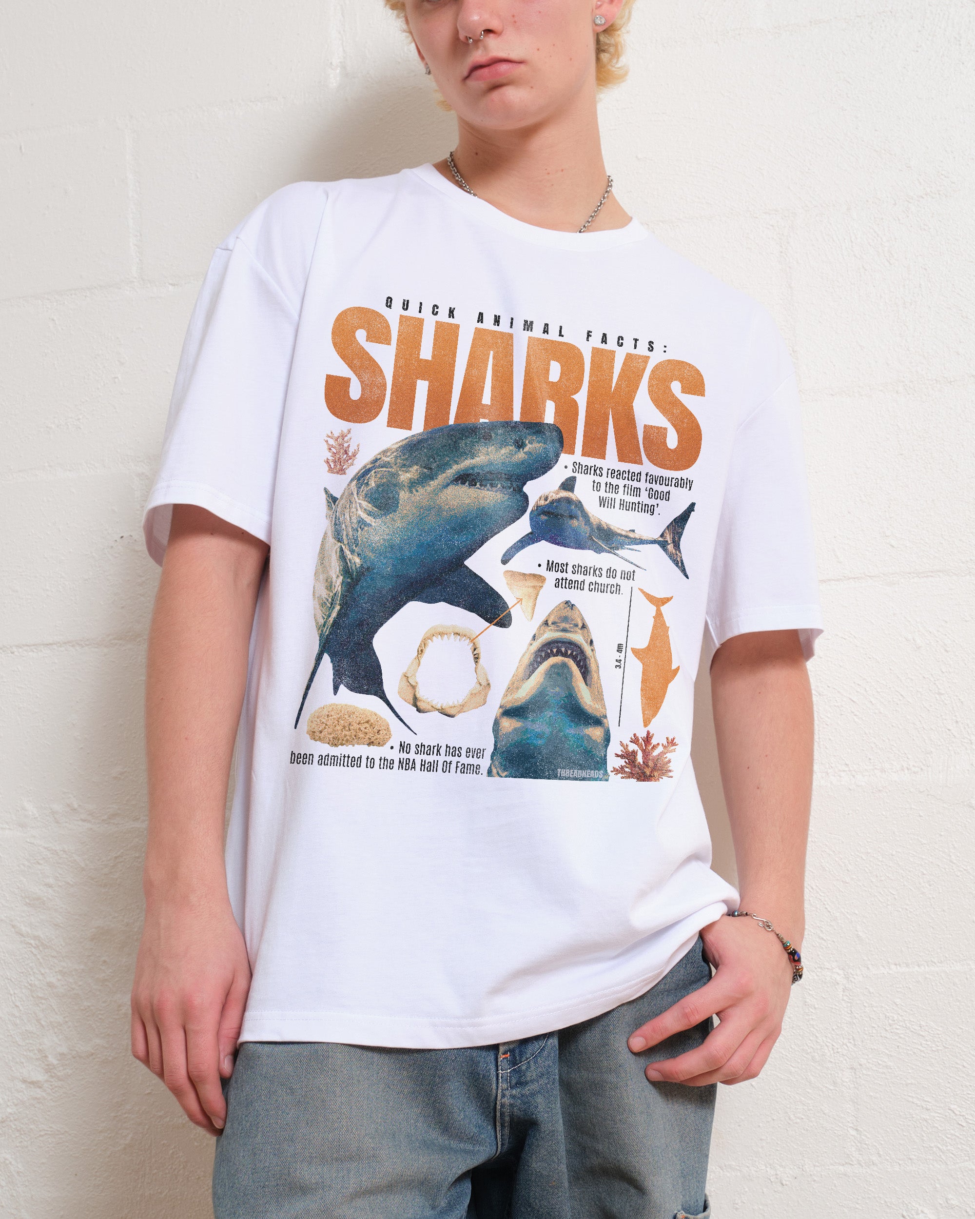 Quick Animal Facts - Sharks T-Shirt Australia Online Threadheads