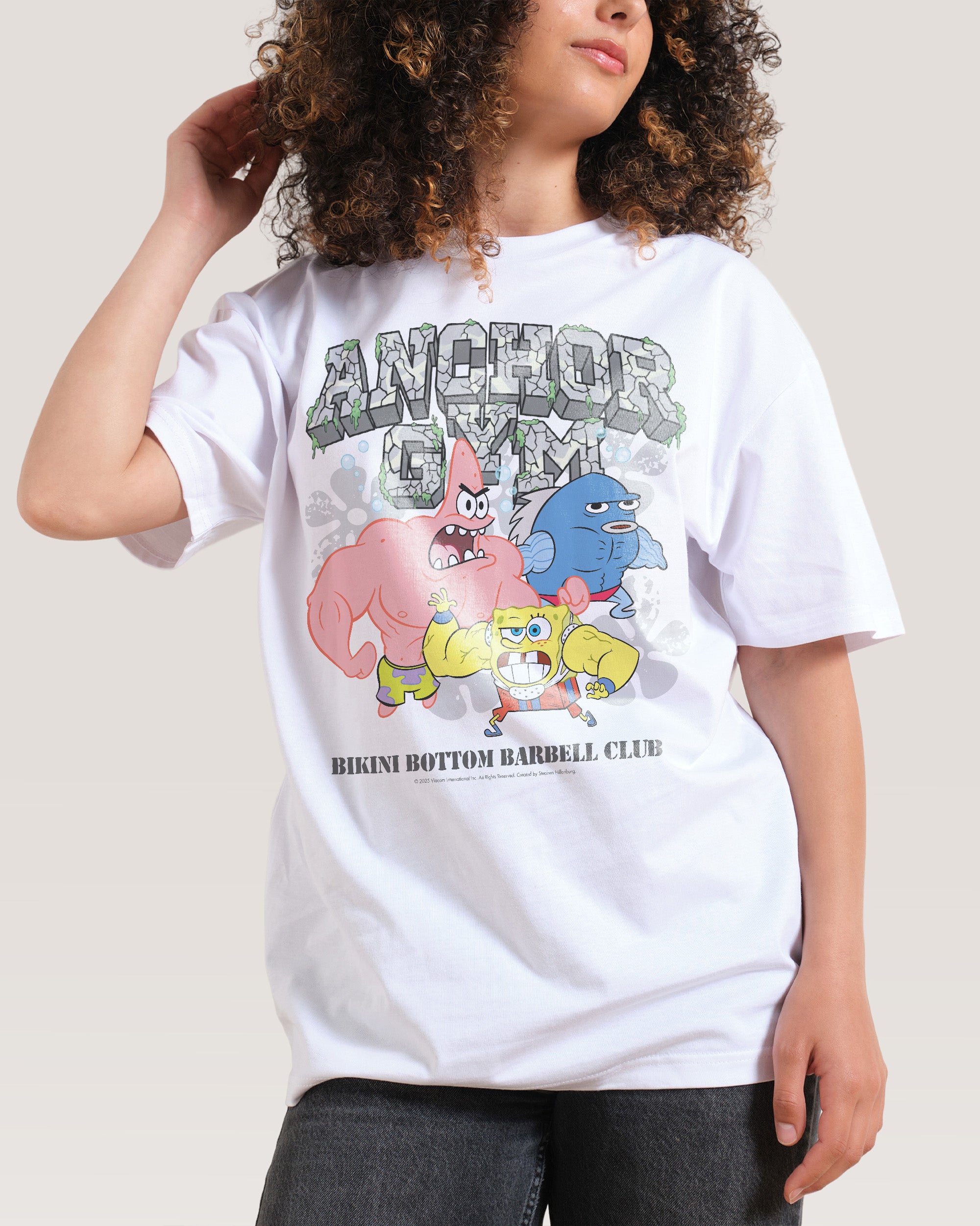 Spongebob Gym White T-Shirt