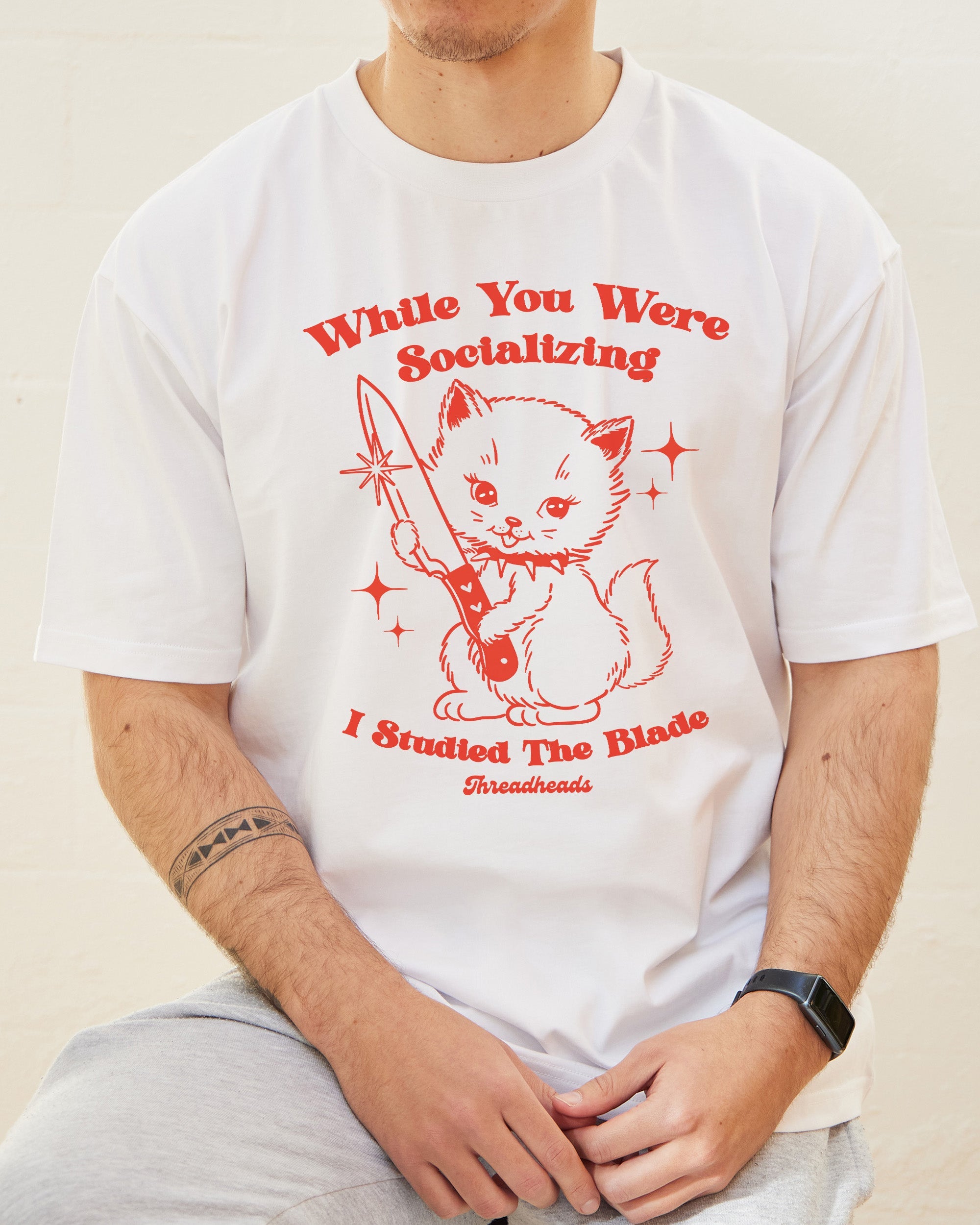 Studied The Blade T-Shirt Australia Online White