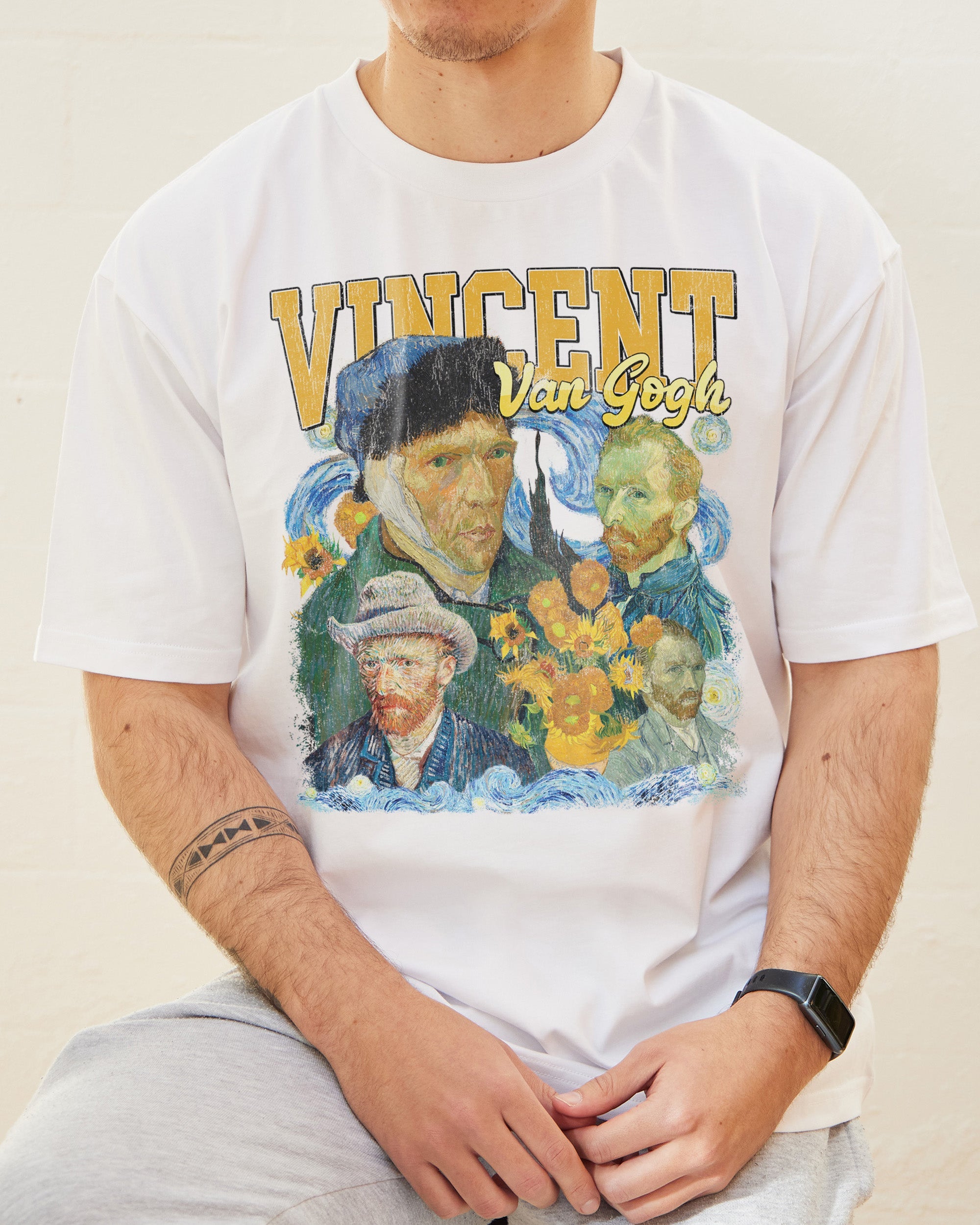 Vincent Van Gogh T-Shirt Australia Online White