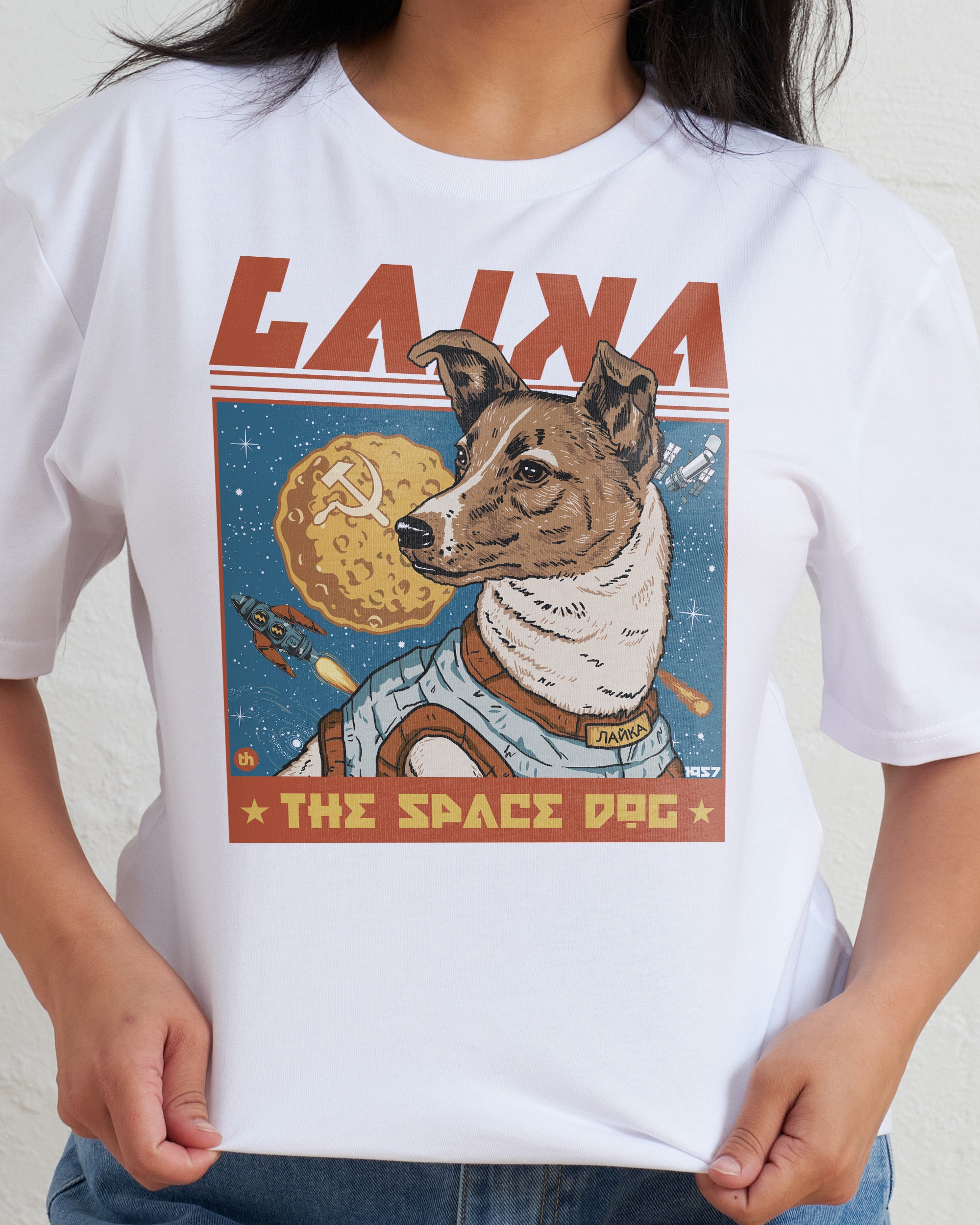 Laika the Space Dog Kids T-Shirt Australia Online 
