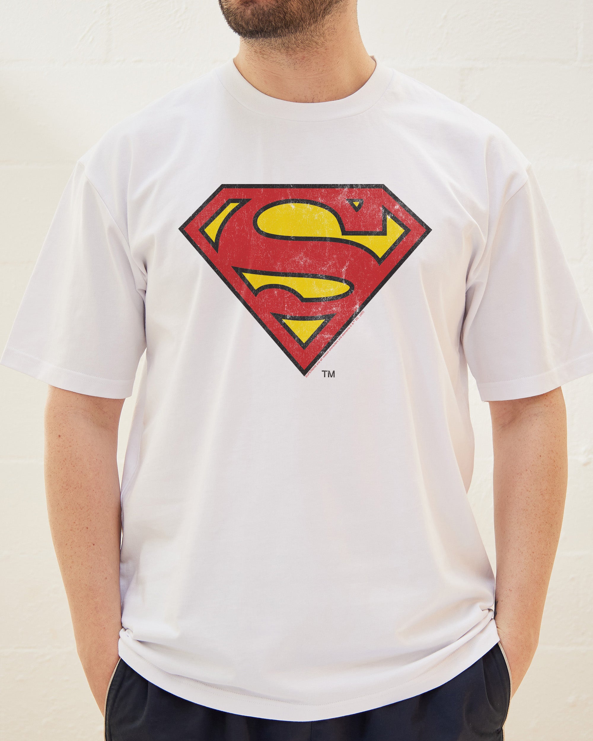 Superman Classic Logo T Shirt Official DC Merch Threadheads