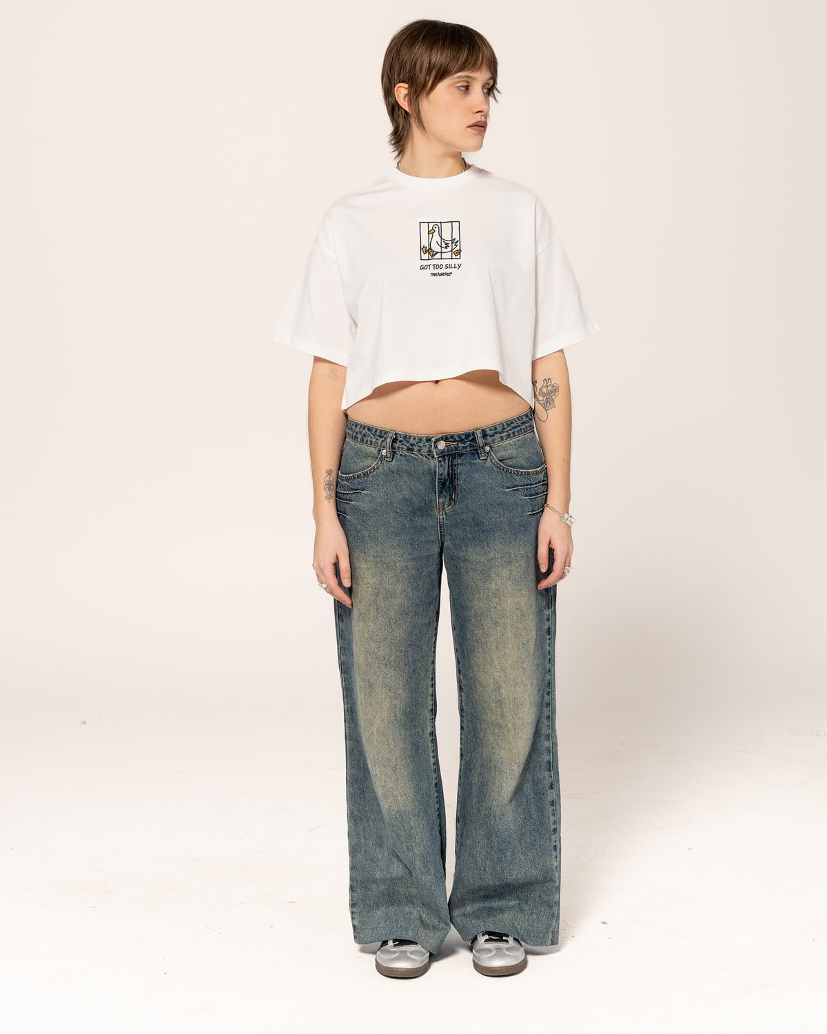 Got too Silly Crop Tee
