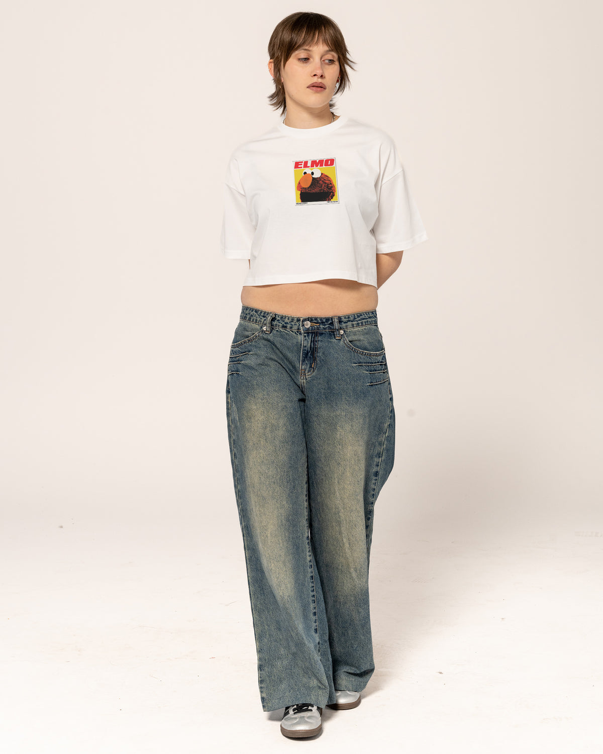 Elmo's Greatest Hits Crop Tee