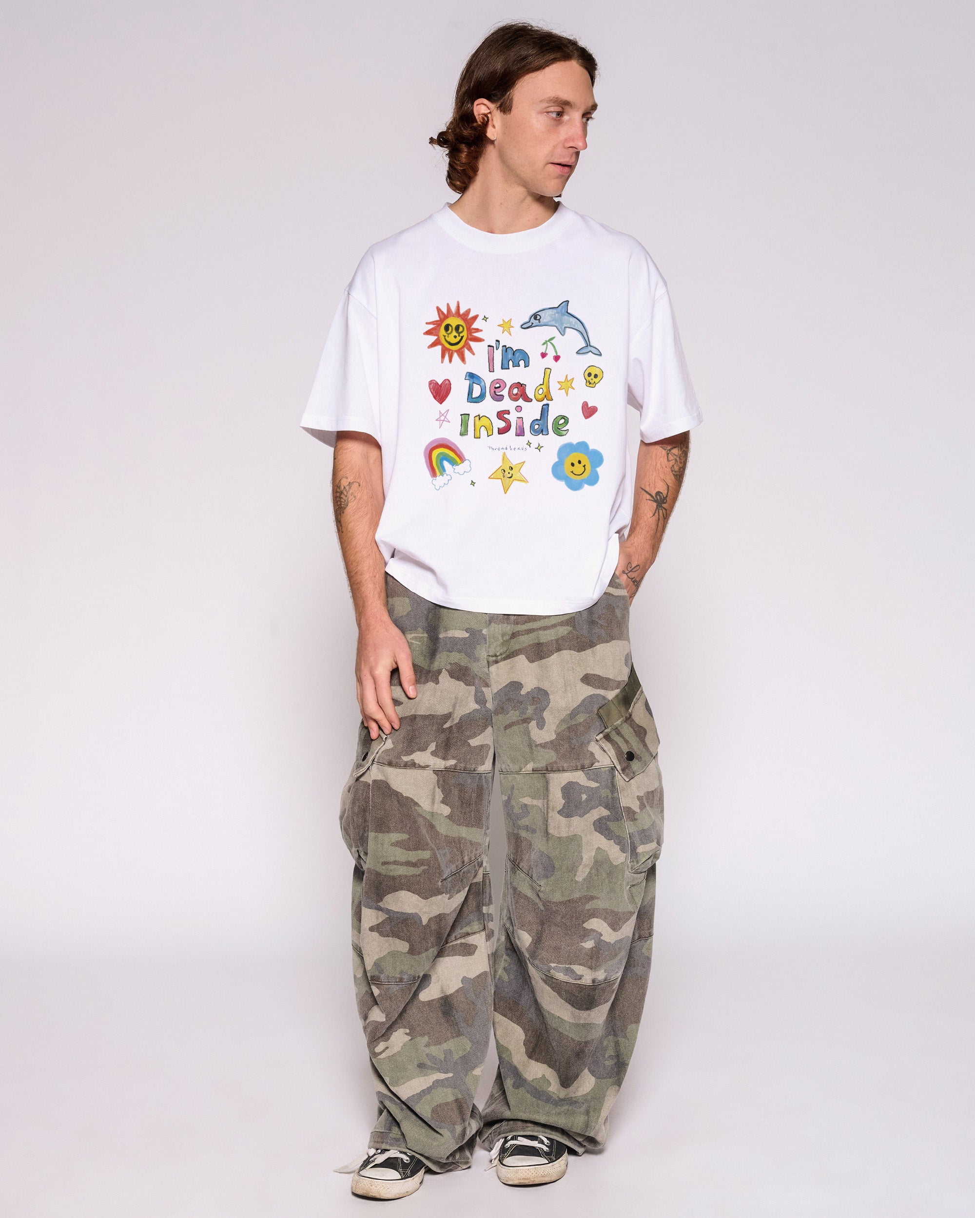 I’m Dead Inside Oversized Crop Tee