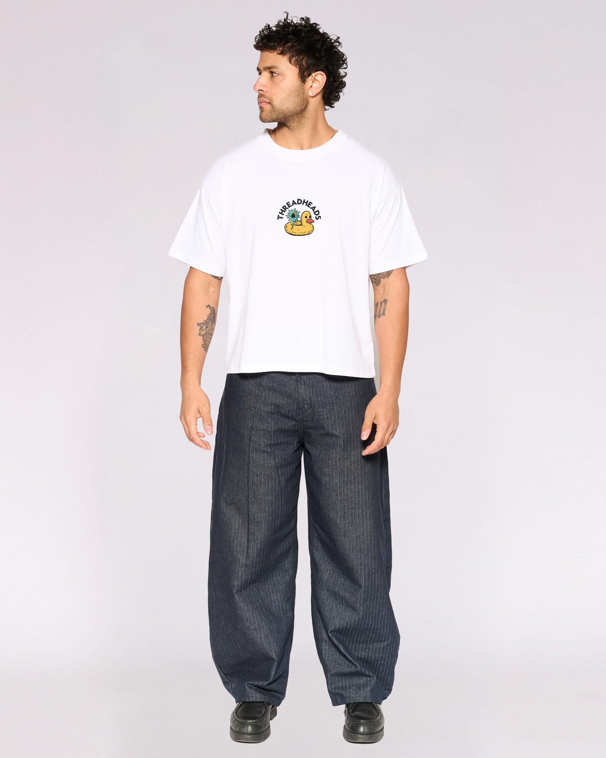 Another Fine Day Oversized Crop Tee