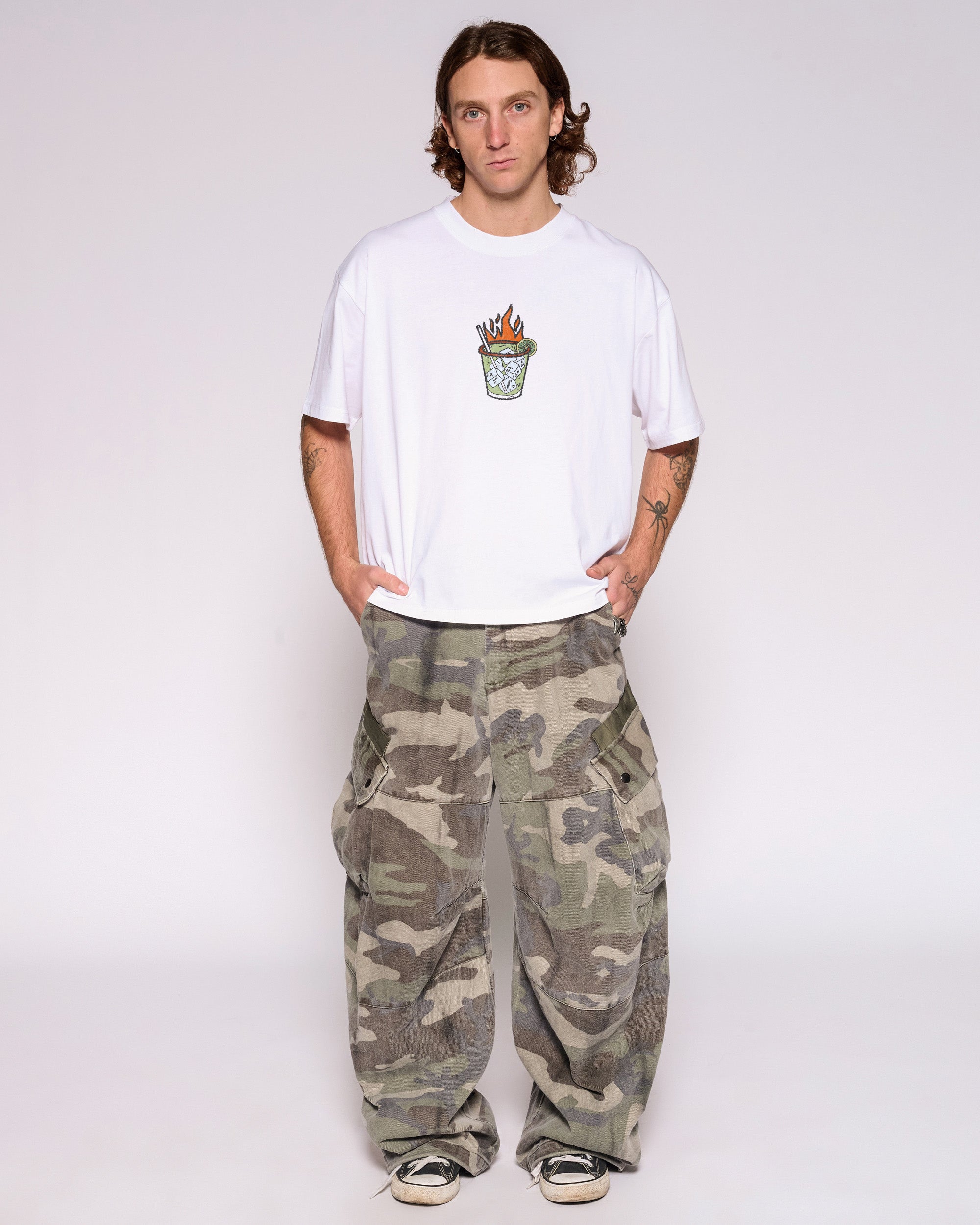 Spicy Marg Oversized Crop Tee