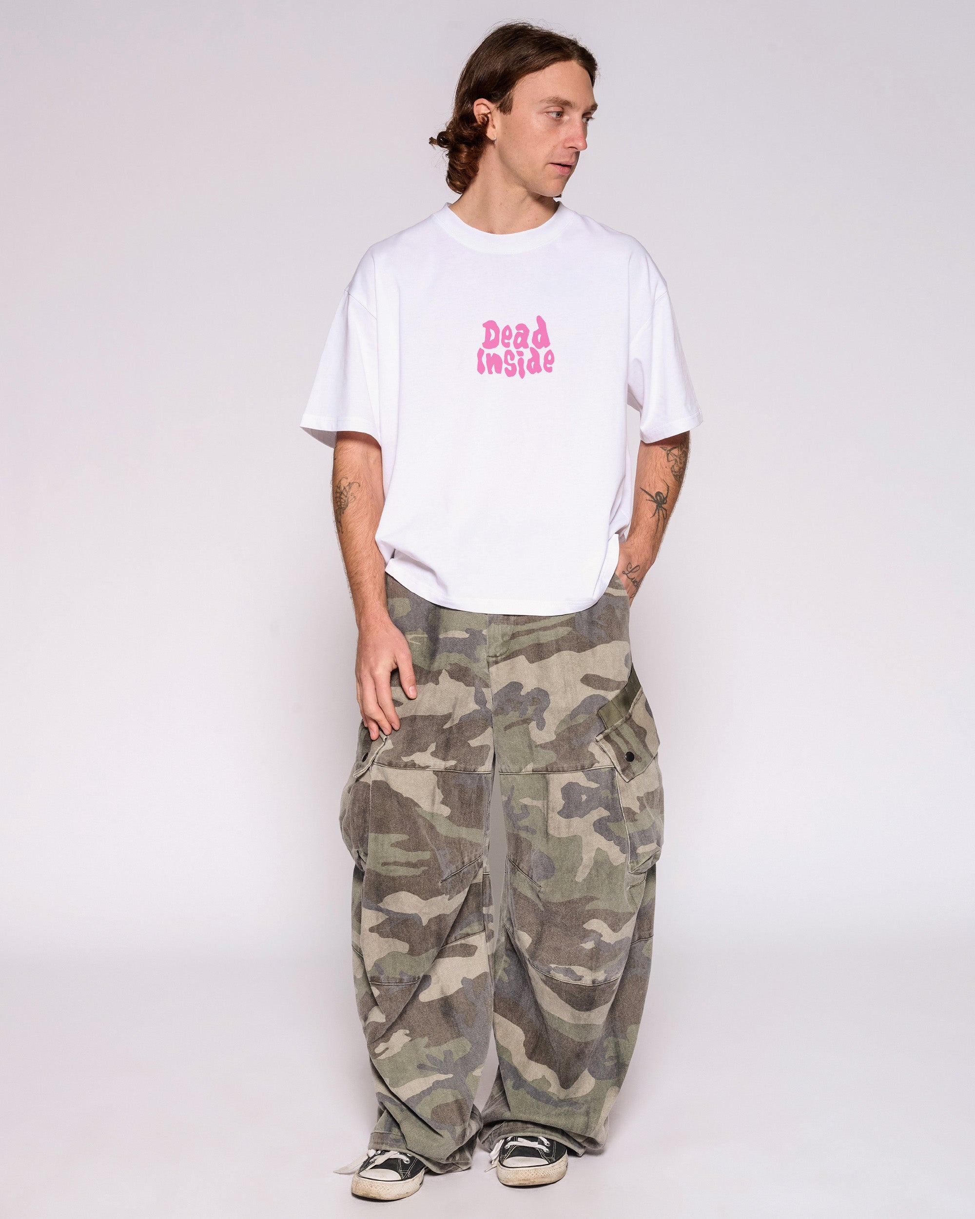 Dead Inside 26 Oversized Crop Tee