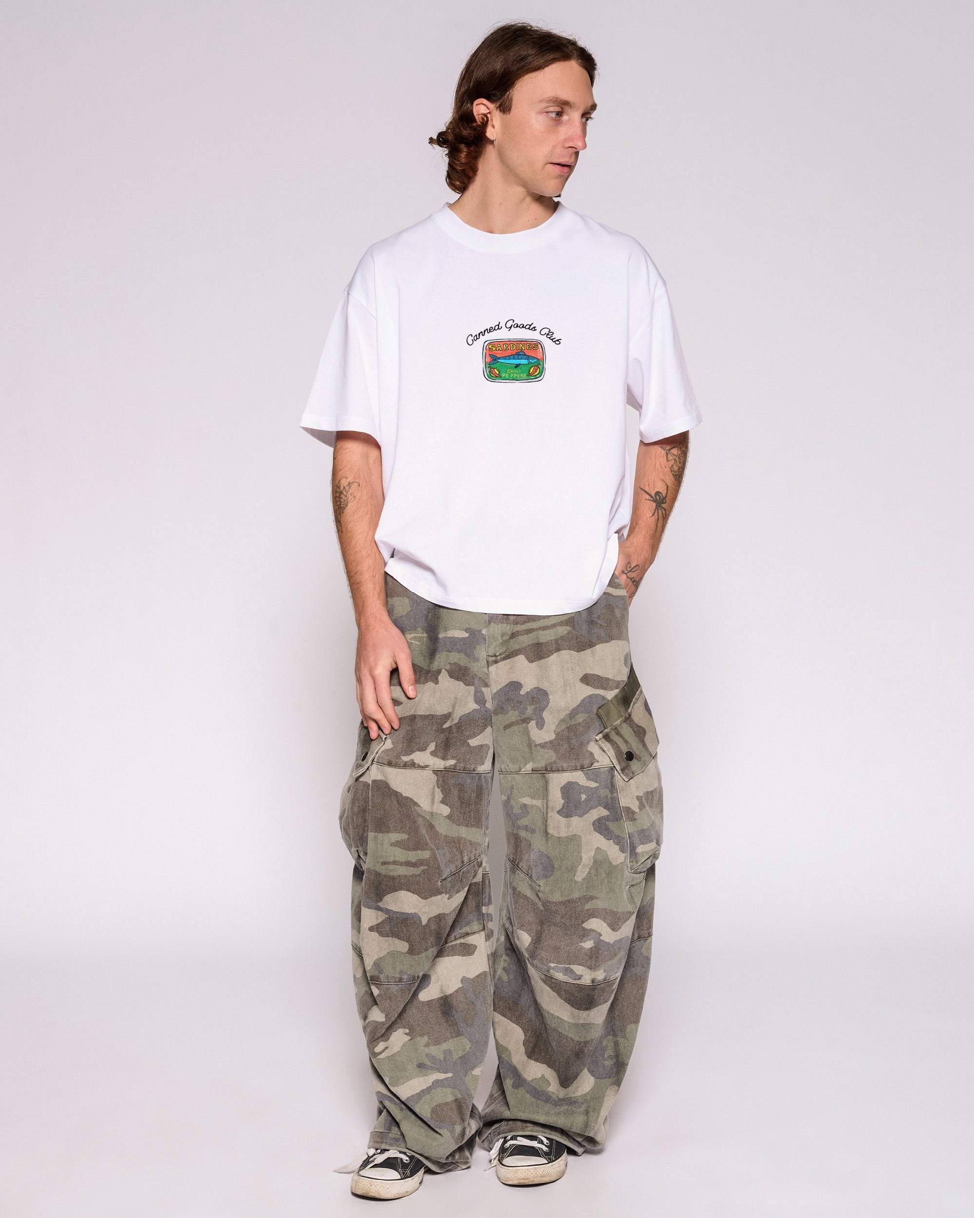 Canned Goods Oversized Crop Tee