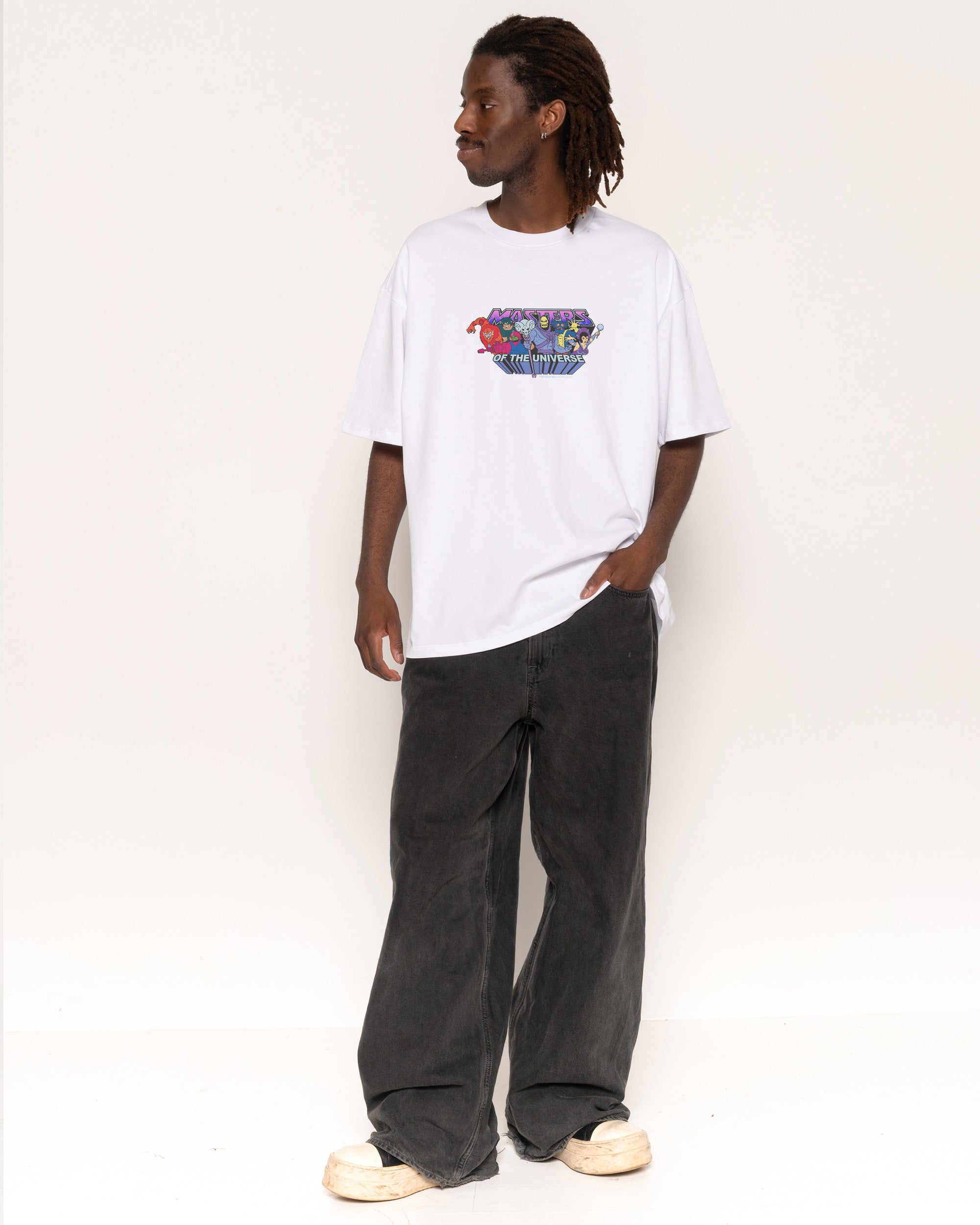Villains White Oversized Tee