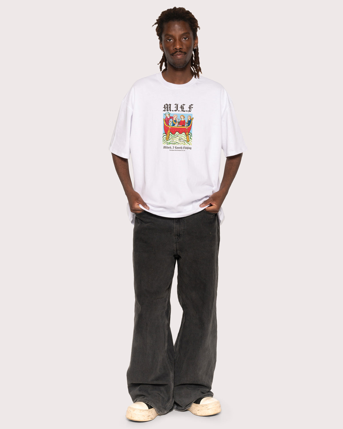 My Life is Crap White Oversized Tee