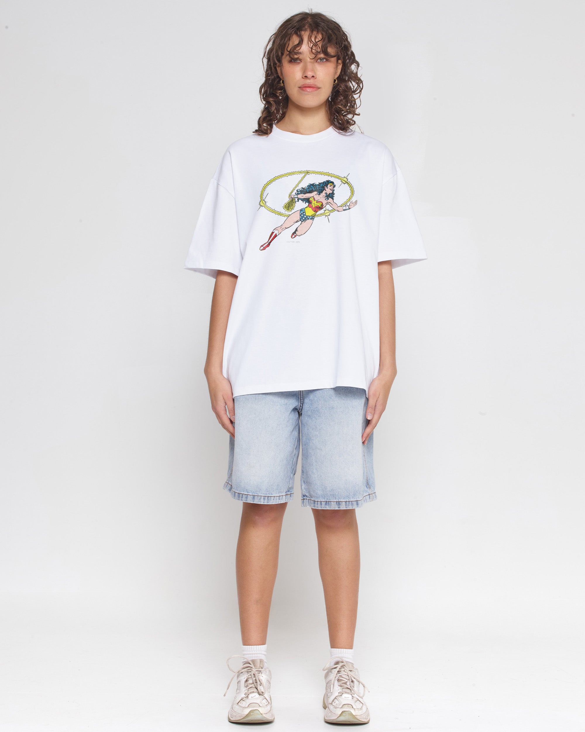 Wonder Woman Lasso of Truth Oversized Tee Threadheads Australia Online