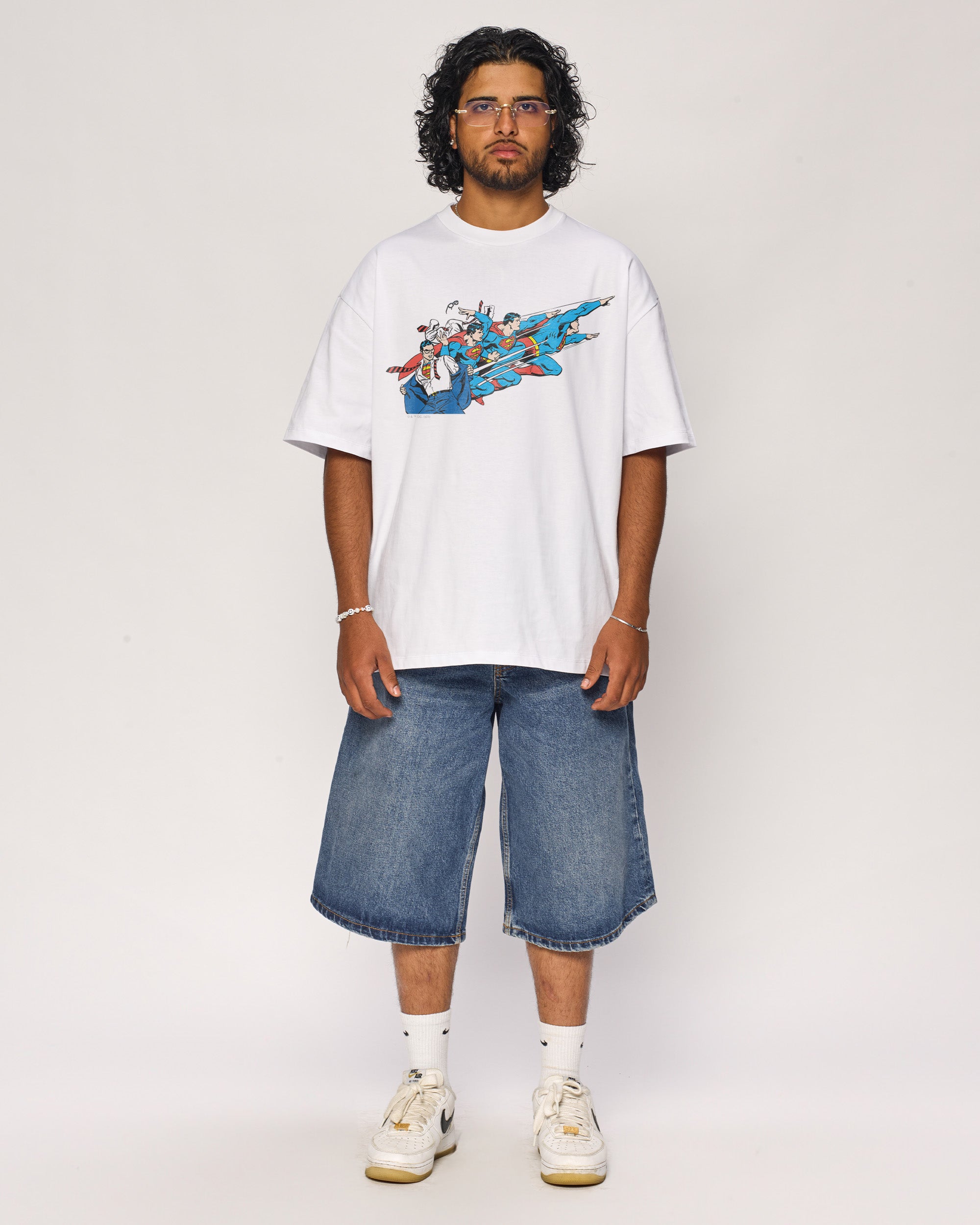 Superman Flying Oversized Tee Threadheads Australia Online