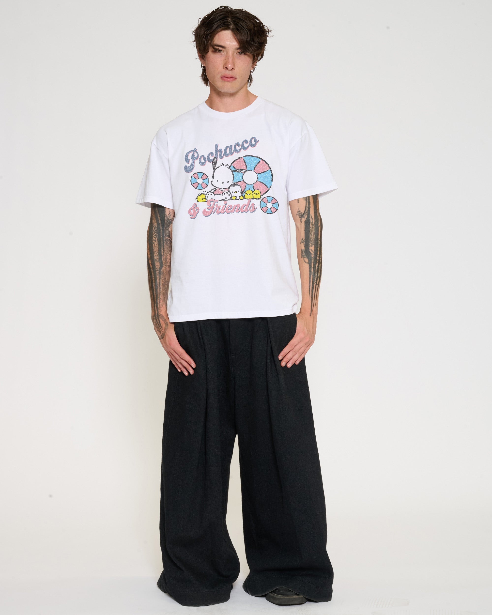 Pochacco Summer T-Shirt Official Hello Kitty and Friends collab Threadheads