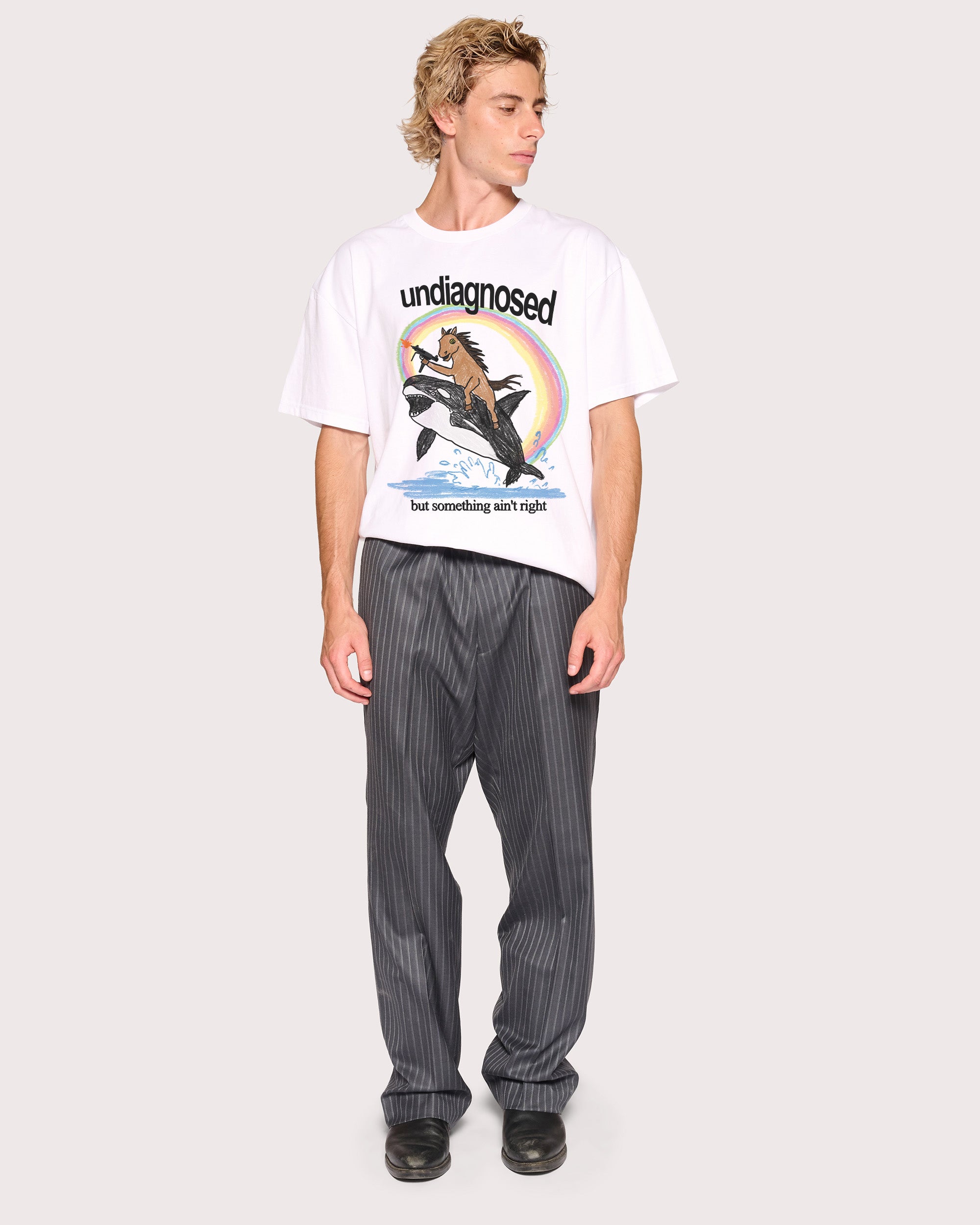Undiagnosed White T-Shirt