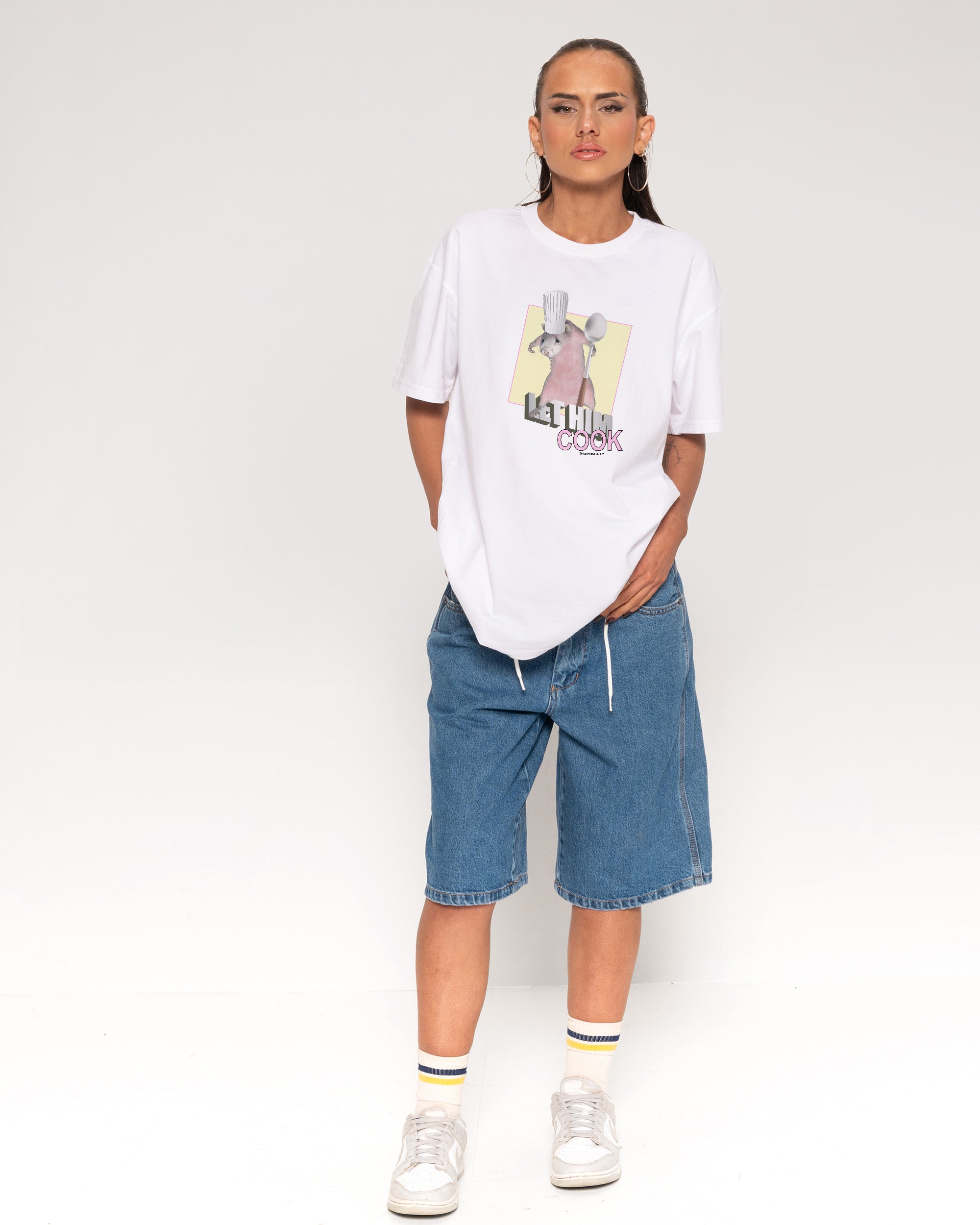 Let Him Cook White T-Shirt