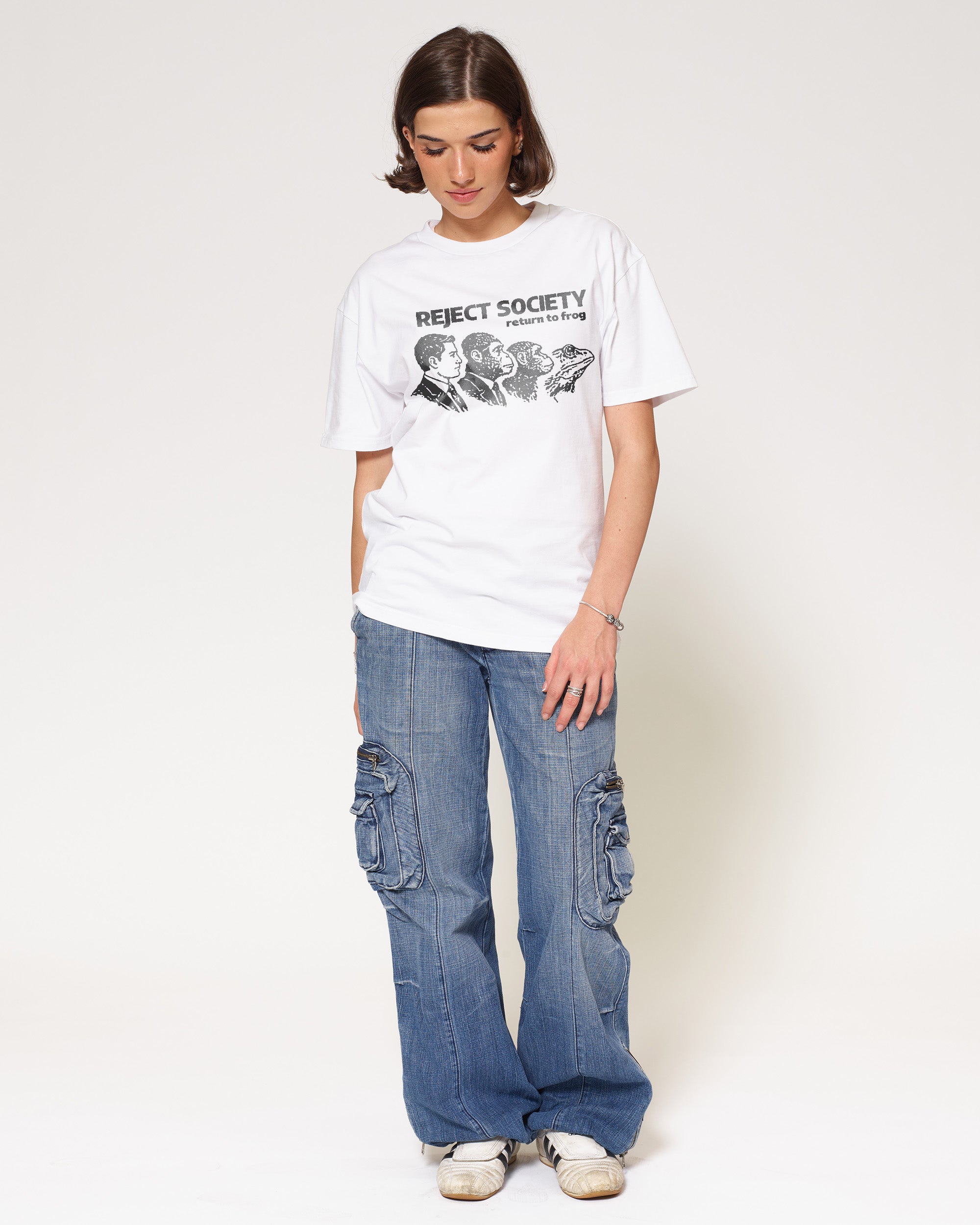 Reject Society White T-Shirt