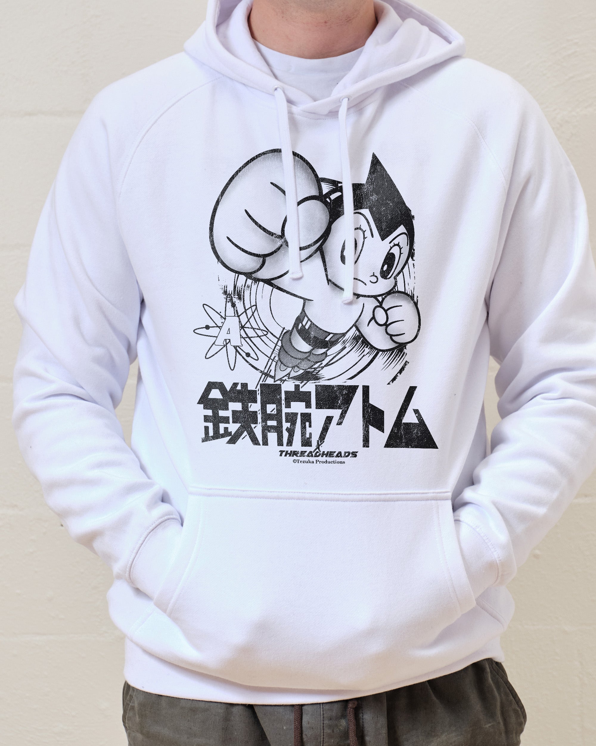 Astro Boy Black and White Hoodie